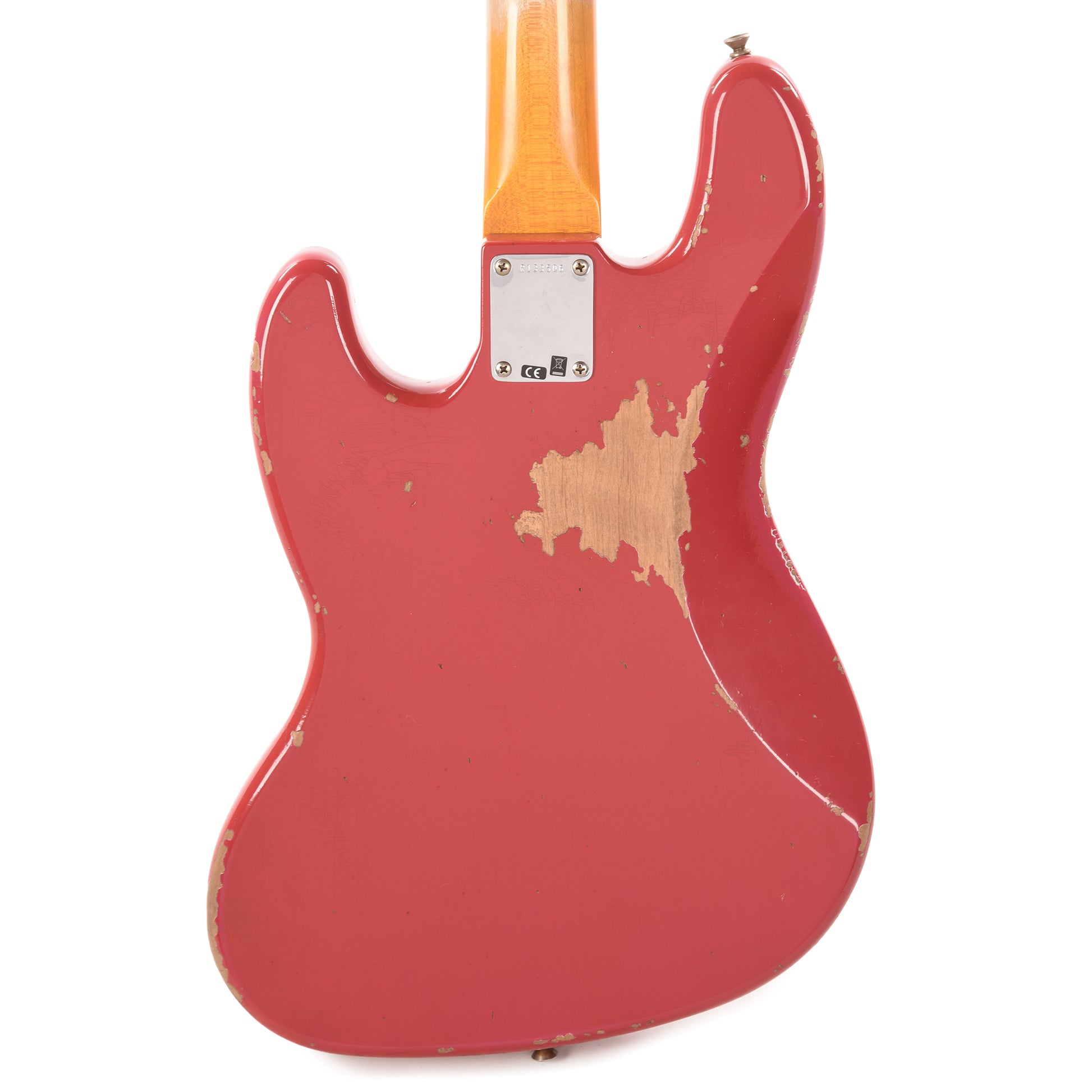 Fender Custom Shop 1960 Jazz Bass Heavy Relic Super Dirty/Super Aged Dakota Red w/Painted Headcap Bass Guitars / 4-String