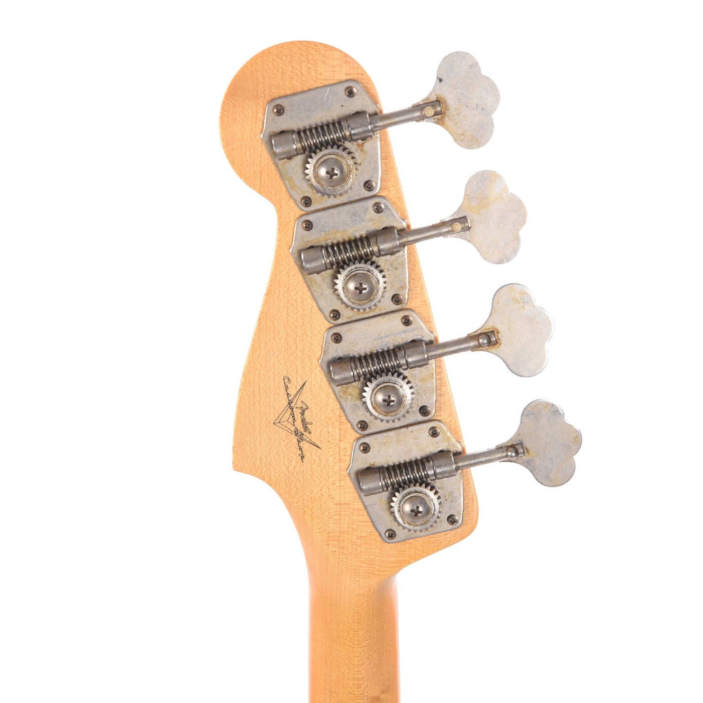 Fender Custom Shop 1960 Jazz Bass Journeyman Aged Lake Placid Blue w/Painted Headcap Bass Guitars / 4-String