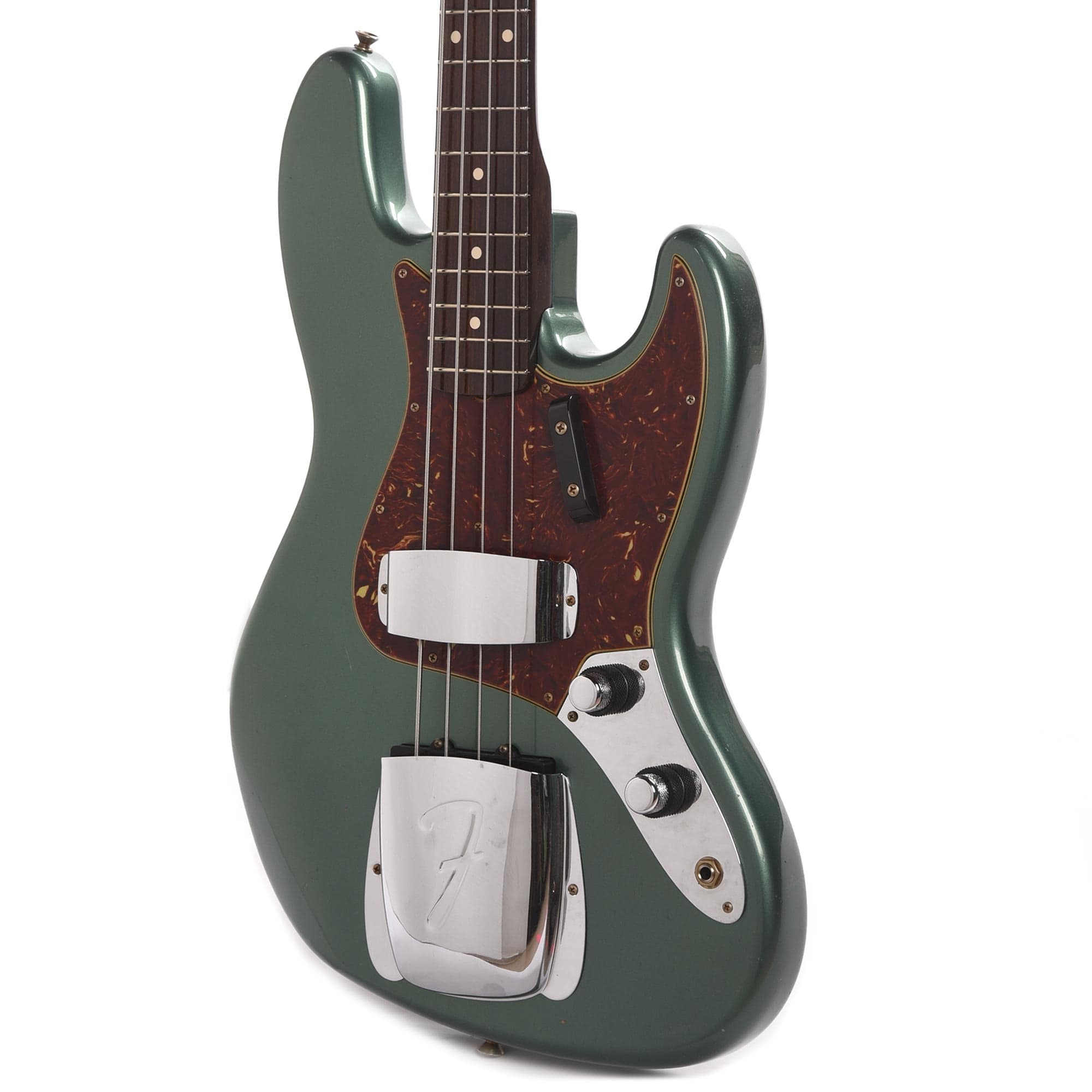 Fender Custom Shop 1960 Jazz Bass Journeyman Aged Sherwood Metallic w/Rosewood Neck Bass Guitars / 4-String