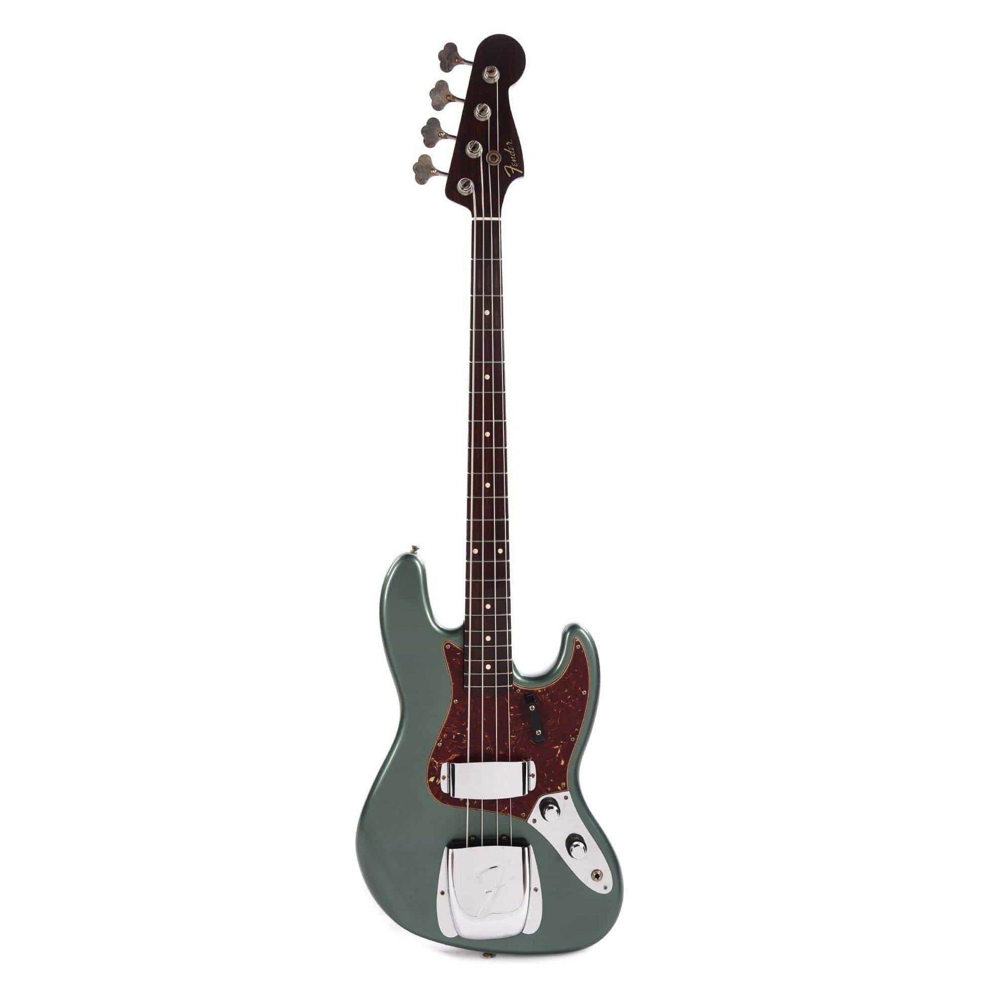 Fender Custom Shop 1960 Jazz Bass Journeyman Aged Sherwood Metallic w/Rosewood Neck Bass Guitars / 4-String
