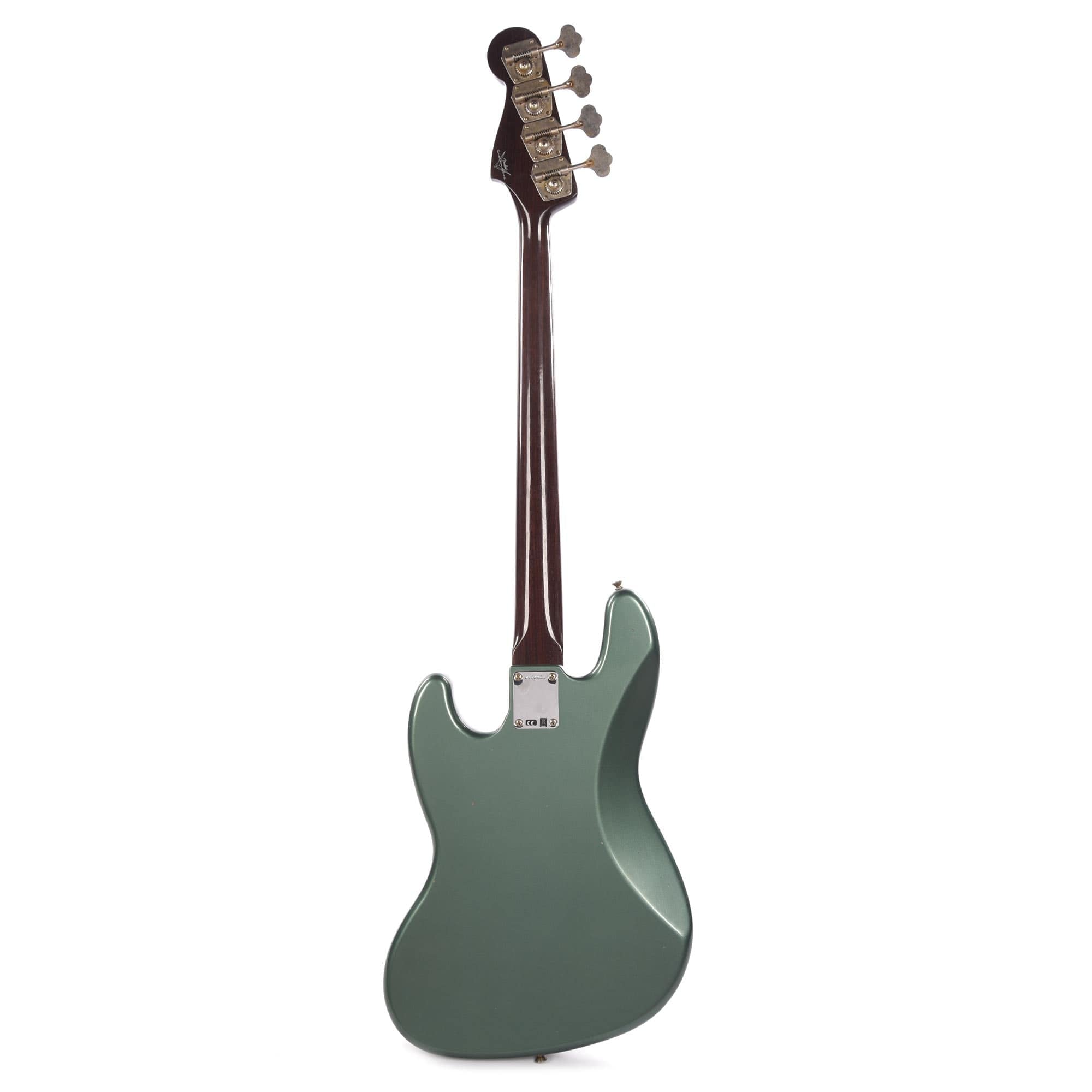 Fender Custom Shop 1960 Jazz Bass Journeyman Aged Sherwood Metallic w/Rosewood Neck Bass Guitars / 4-String