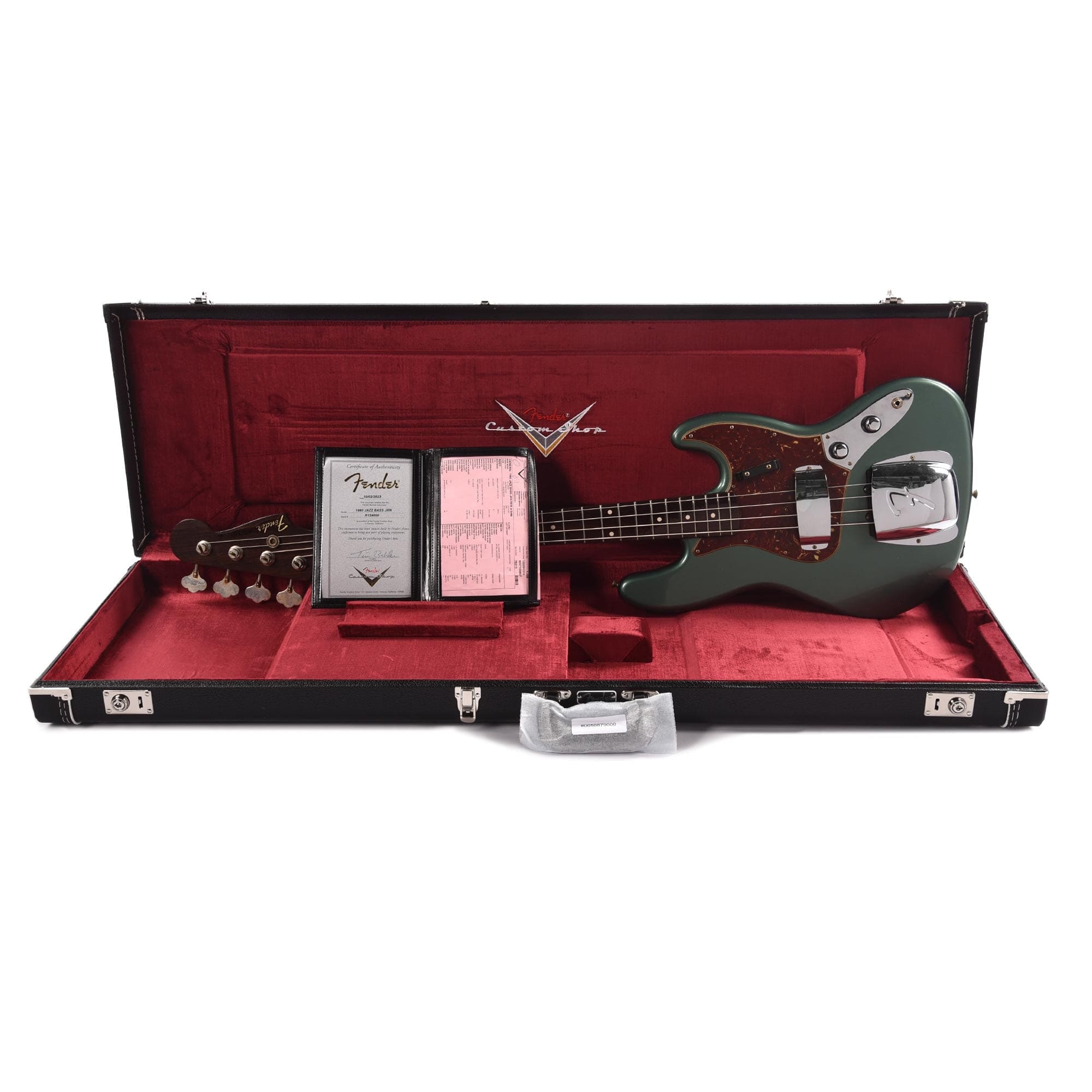 Fender Custom Shop 1960 Jazz Bass Journeyman Aged Sherwood Metallic w/Rosewood Neck Bass Guitars / 4-String