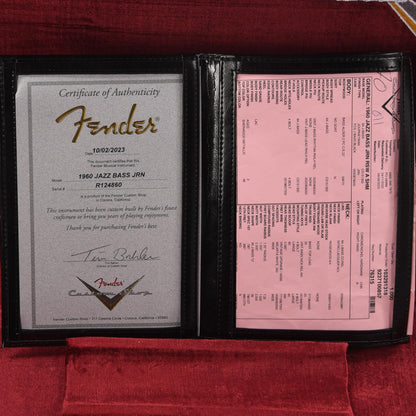 Fender Custom Shop 1960 Jazz Bass Journeyman Aged Sherwood Metallic w/Rosewood Neck Bass Guitars / 4-String