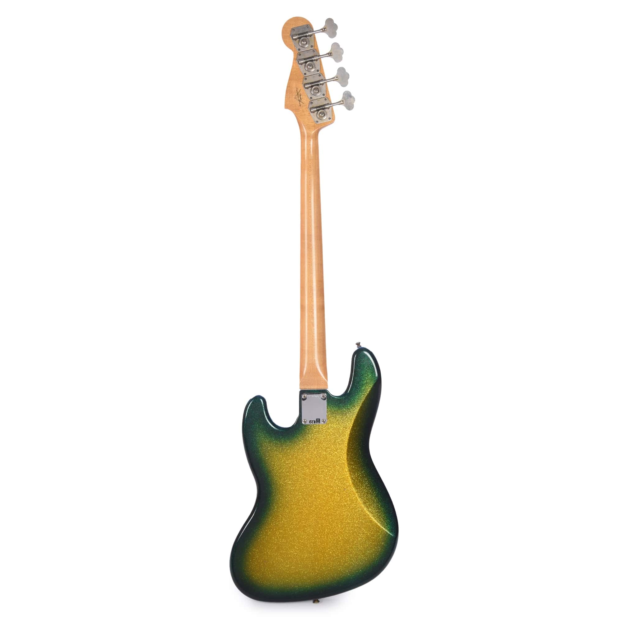 Fender Custom Shop 1960 Jazz Bass Journeyman Relic Aged Surf Burst Sparkle Bass Guitars / 4-String