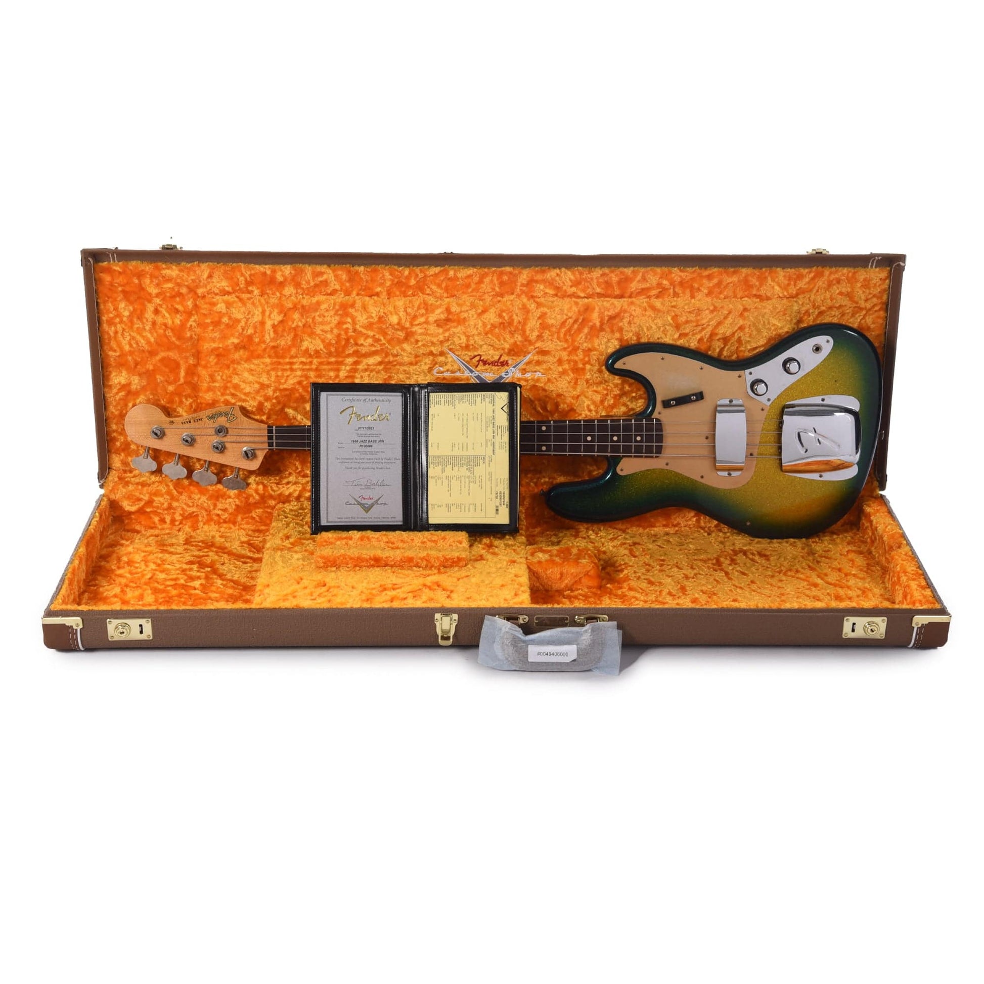 Fender Custom Shop 1960 Jazz Bass Journeyman Relic Aged Surf Burst Sparkle Bass Guitars / 4-String