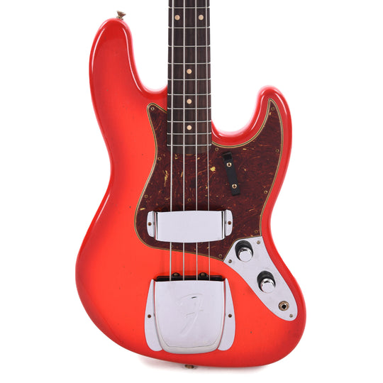 Fender Custom Shop 1960 Jazz Bass Journeyman Relic Cadmium Orange w/Candy Tangerine Burst Bass Guitars / 4-String