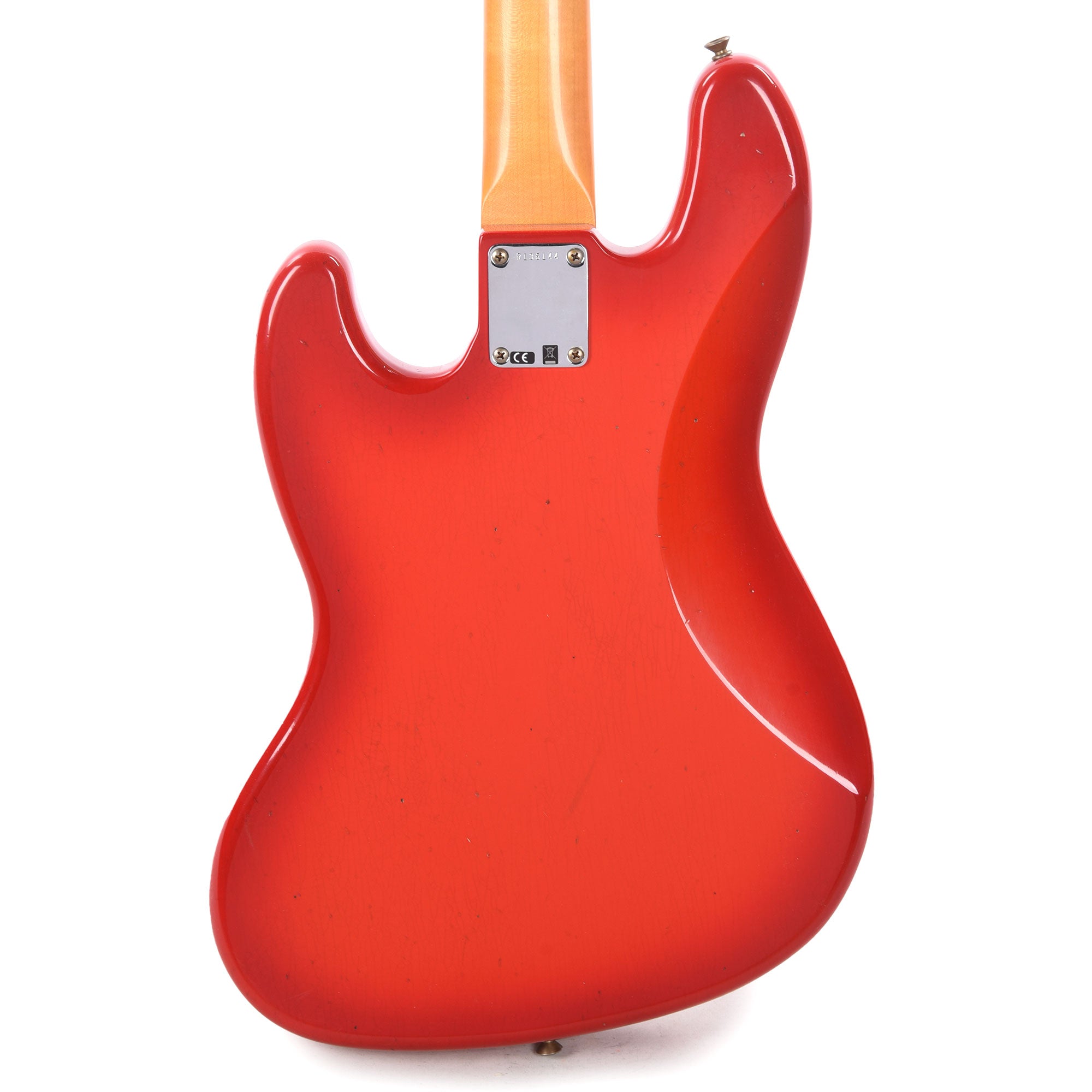 Fender Custom Shop 1960 Jazz Bass Journeyman Relic Cadmium Orange w/Candy Tangerine Burst Bass Guitars / 4-String