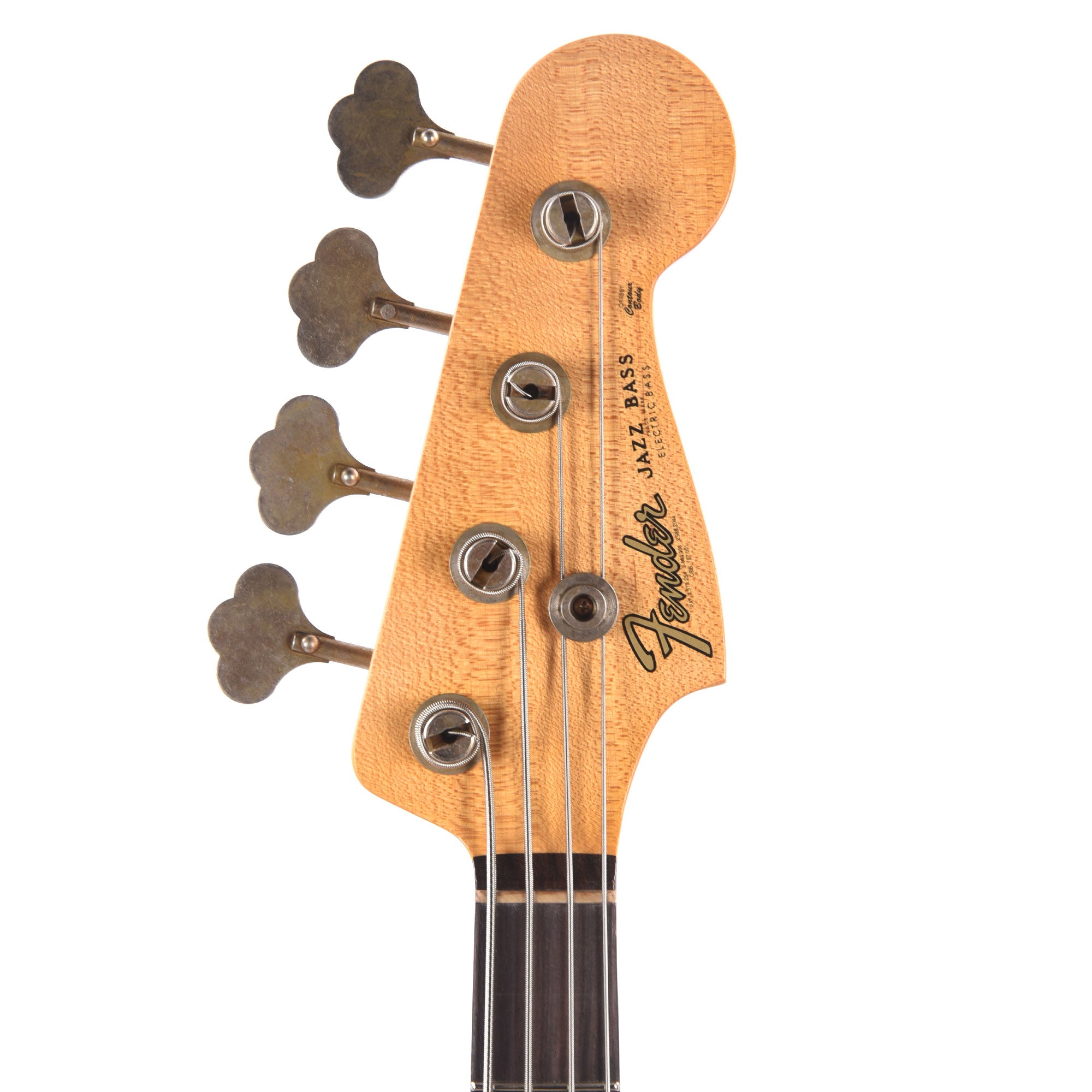 Fender Custom Shop 1960 Jazz Bass Journeyman Relic Cadmium Orange w/Candy Tangerine Burst Bass Guitars / 4-String