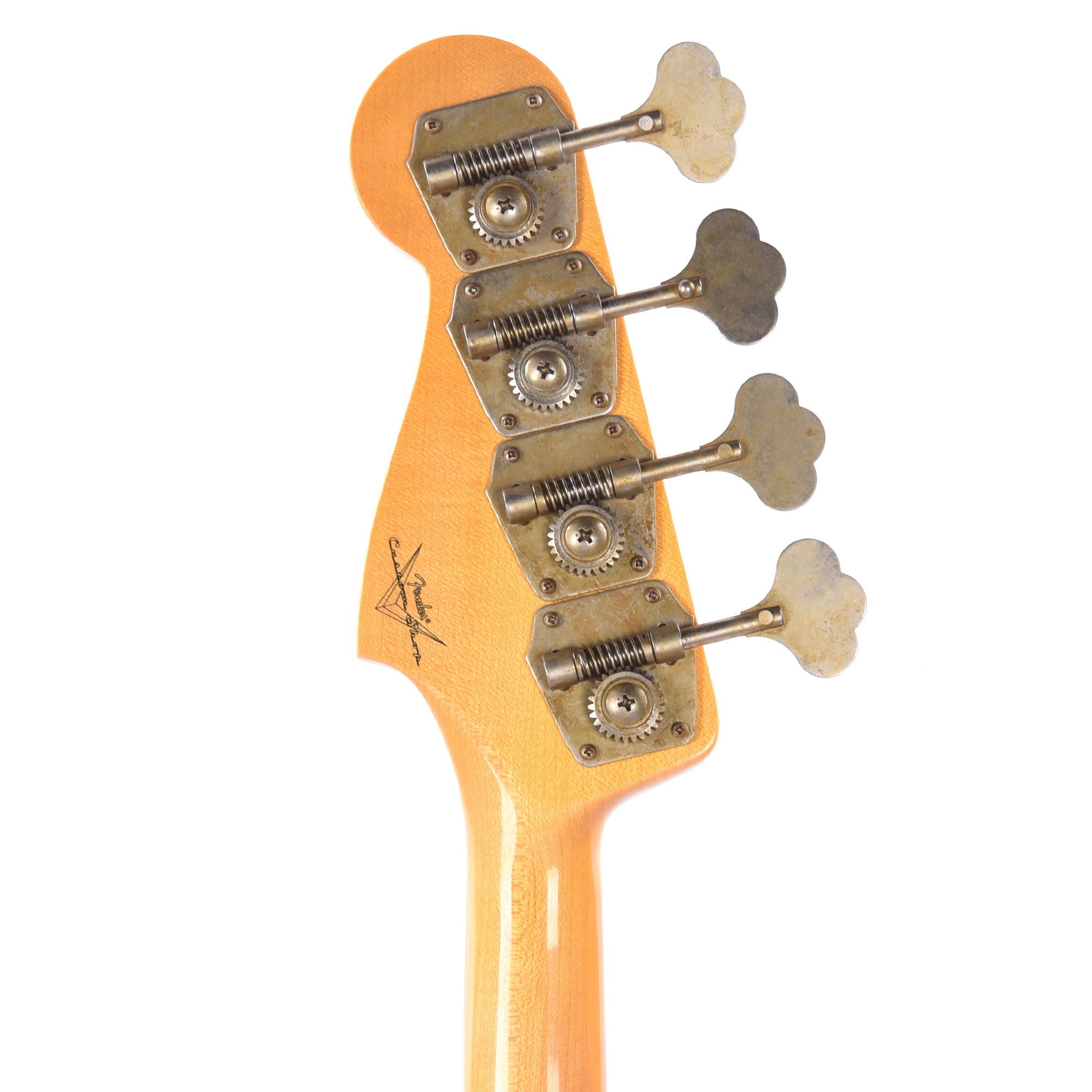 Fender Custom Shop 1960 Jazz Bass Journeyman Relic Cadmium Orange w/Candy Tangerine Burst Bass Guitars / 4-String