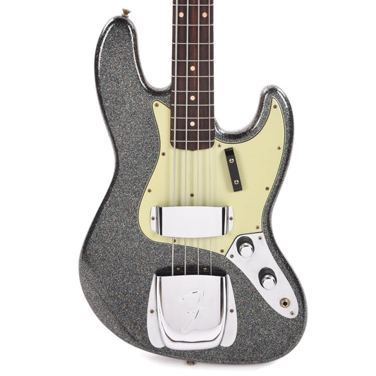 Fender Custom Shop 1960 Jazz Bass Journeyman Relic Waste Bucket Sparkle Bass Guitars / 4-String