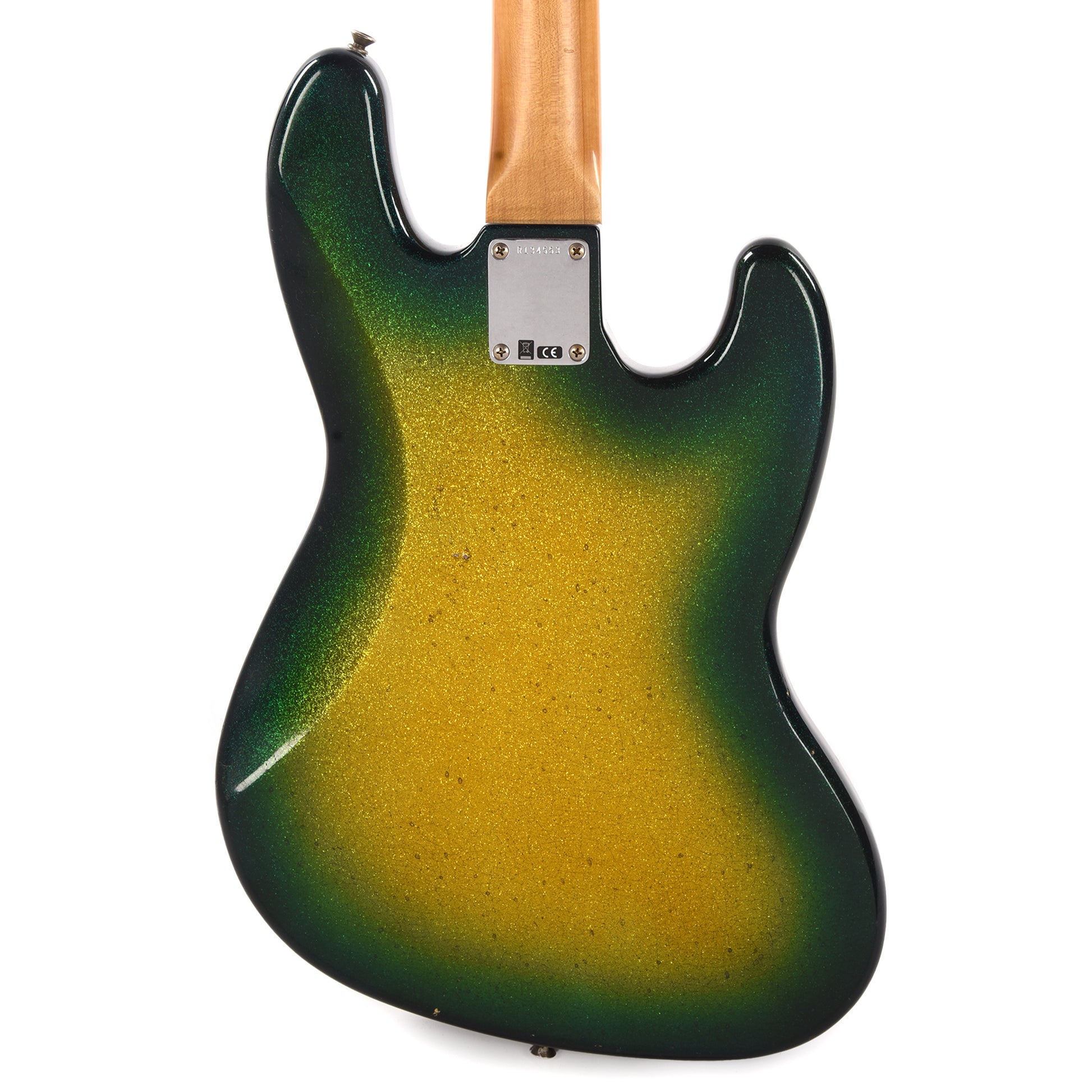 Fender Custom Shop 1960 Jazz Bass LEFTY Journeyman Relic Faded Surf Burst Sparkle Bass Guitars / 4-String