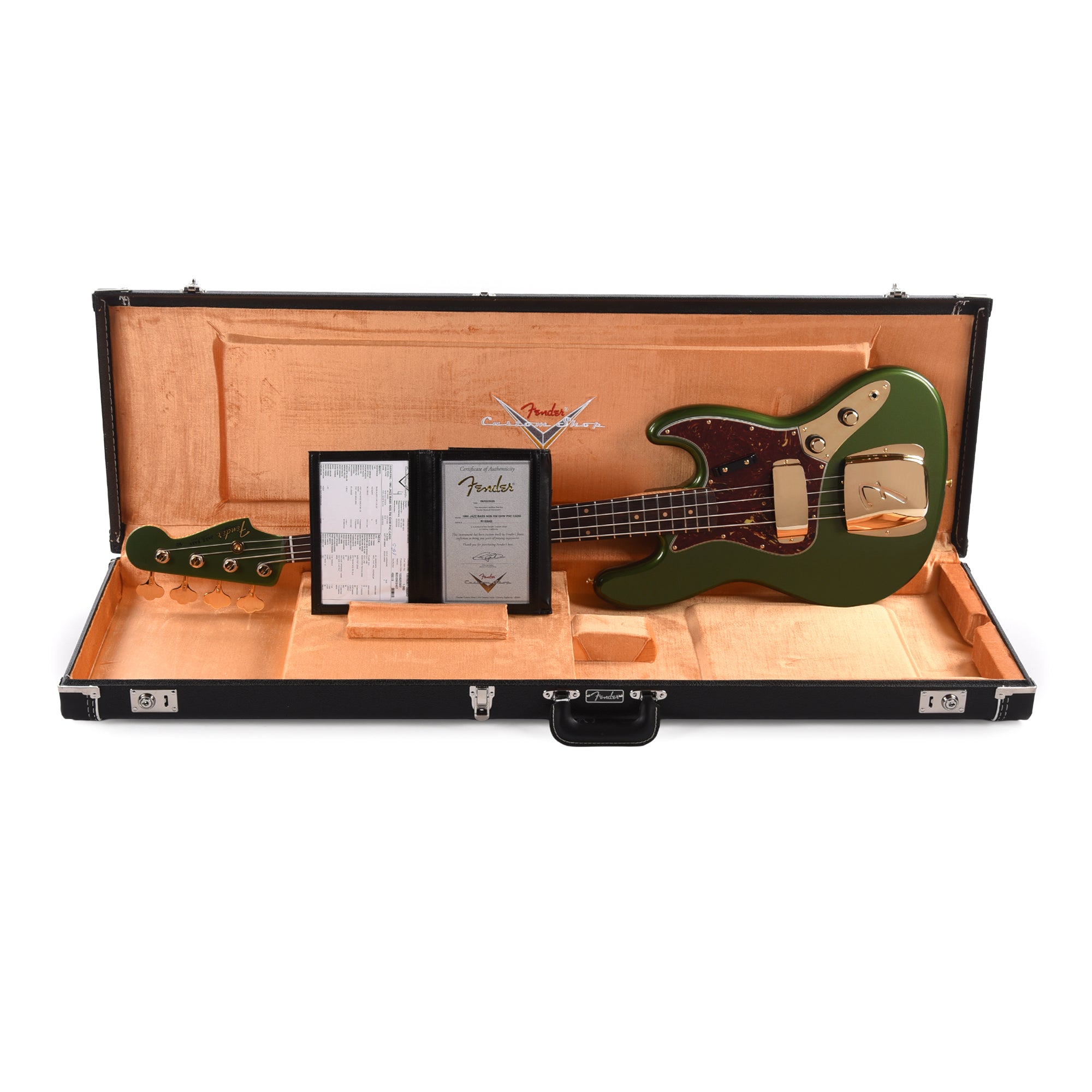 Fender Custom Shop 1960 Jazz Bass NOS Aged Cadillac Green Bass Guitars / 4-String