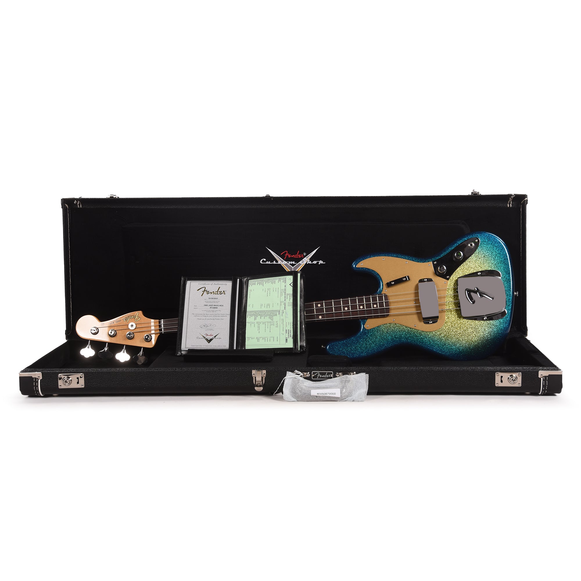 Fender Custom Shop 1960 Jazz Bass NOS Aged Surf Burst Sparkle