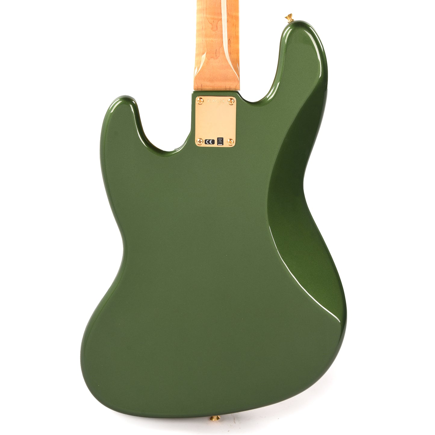 Fender Custom Shop 1960 Jazz Bass NOS Cadillac Green w/Painted Headcap, AAA Flame Maple Neck, & Gold Hardware Bass Guitars / 4-String