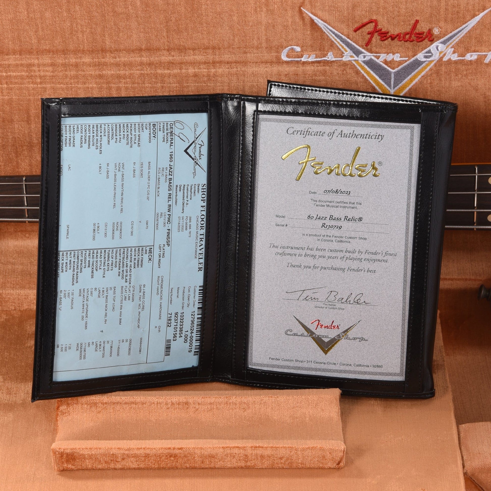 Fender Custom Shop 1960 Jazz Bass Relic Faded Inca Silver Sparkle w/Painted Headcap Bass Guitars / 4-String