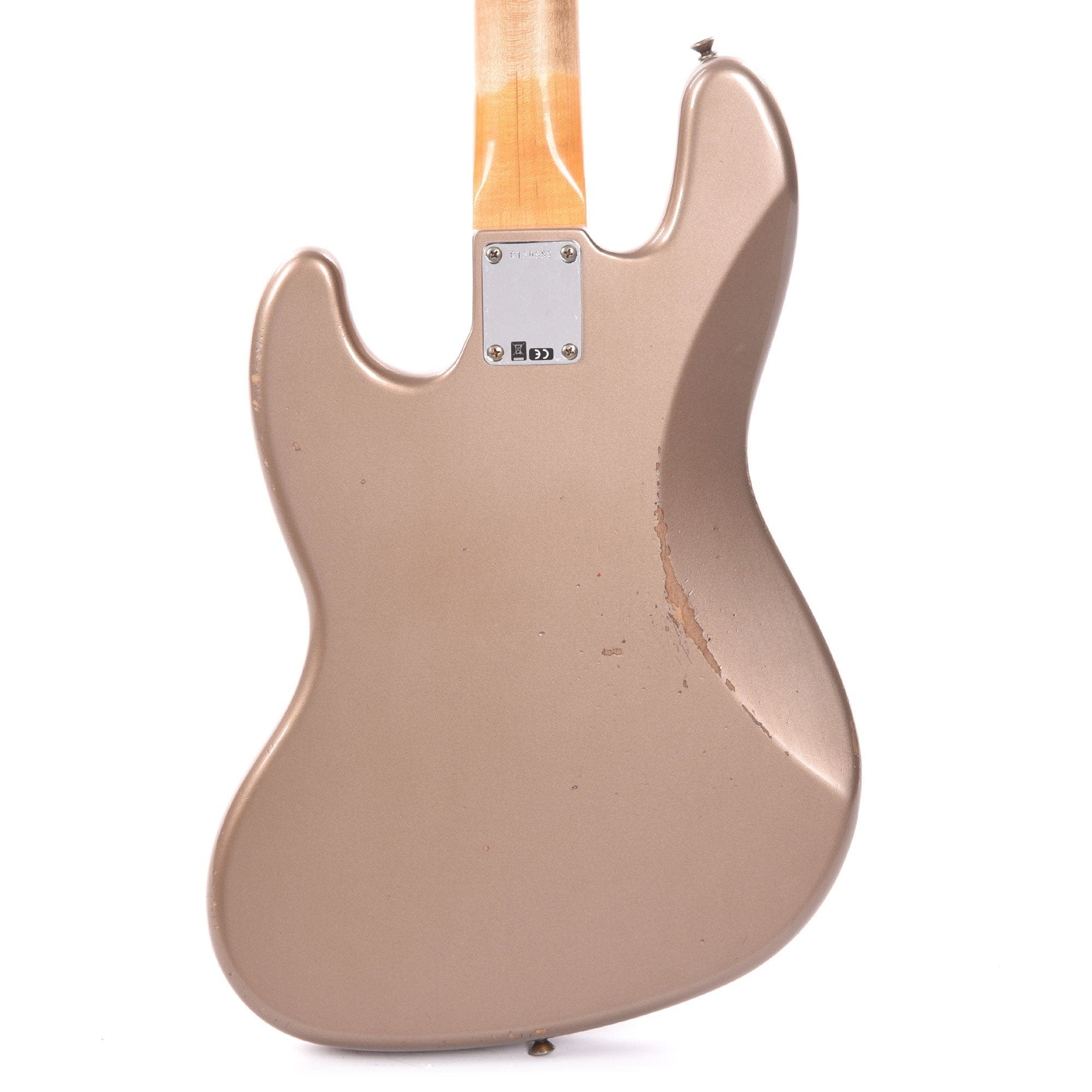 Fender Custom Shop 1960 Jazz Bass Relic Shoreline Gold w/Painted Headcap Bass Guitars / 4-String