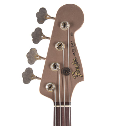 Fender Custom Shop 1960 Jazz Bass Relic Shoreline Gold w/Painted Headcap Bass Guitars / 4-String