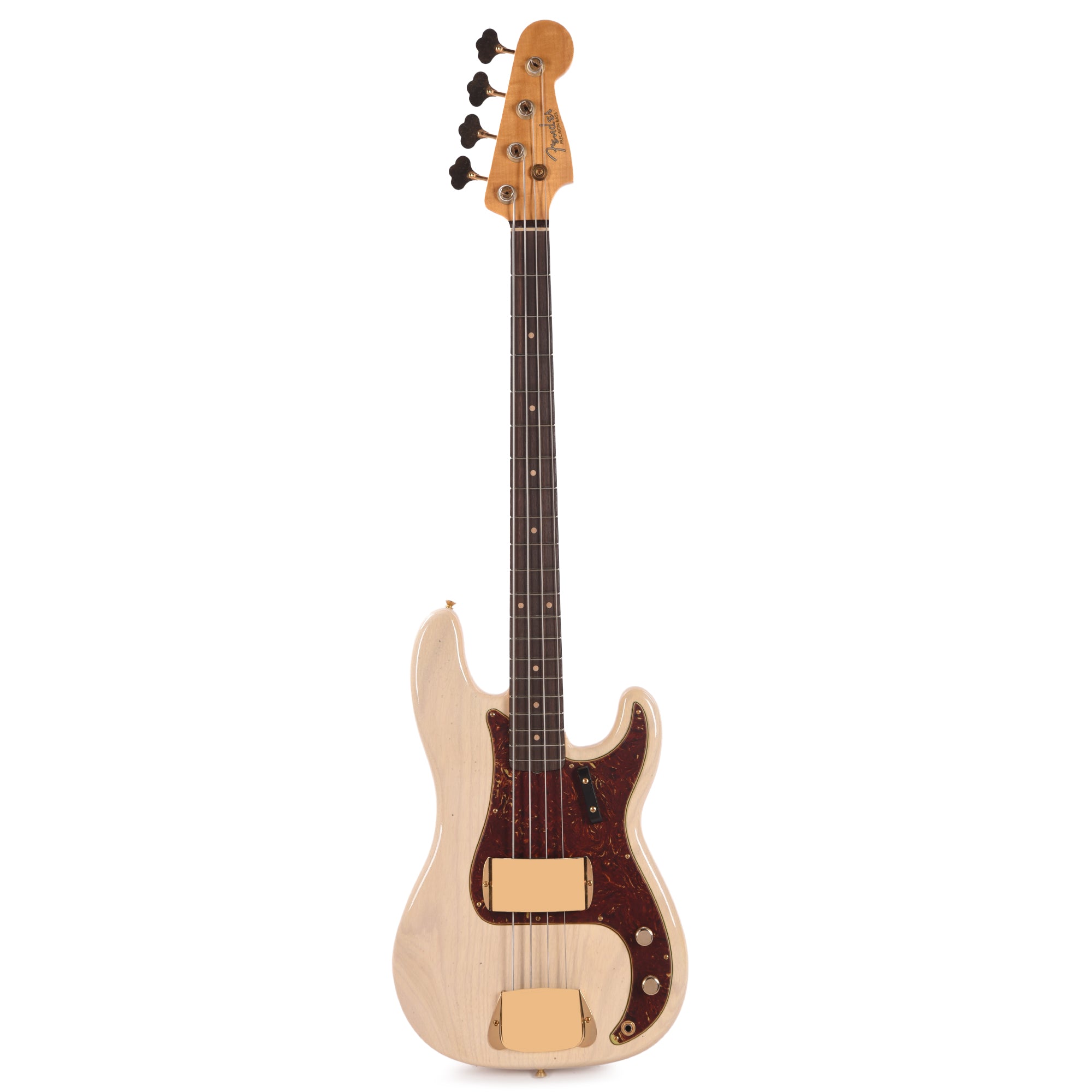 Fender Custom Shop 1960 Precision Bass Ash Journeyman Relic Super Dirty/Super Aged White Blonde Bass Guitars / 4-String