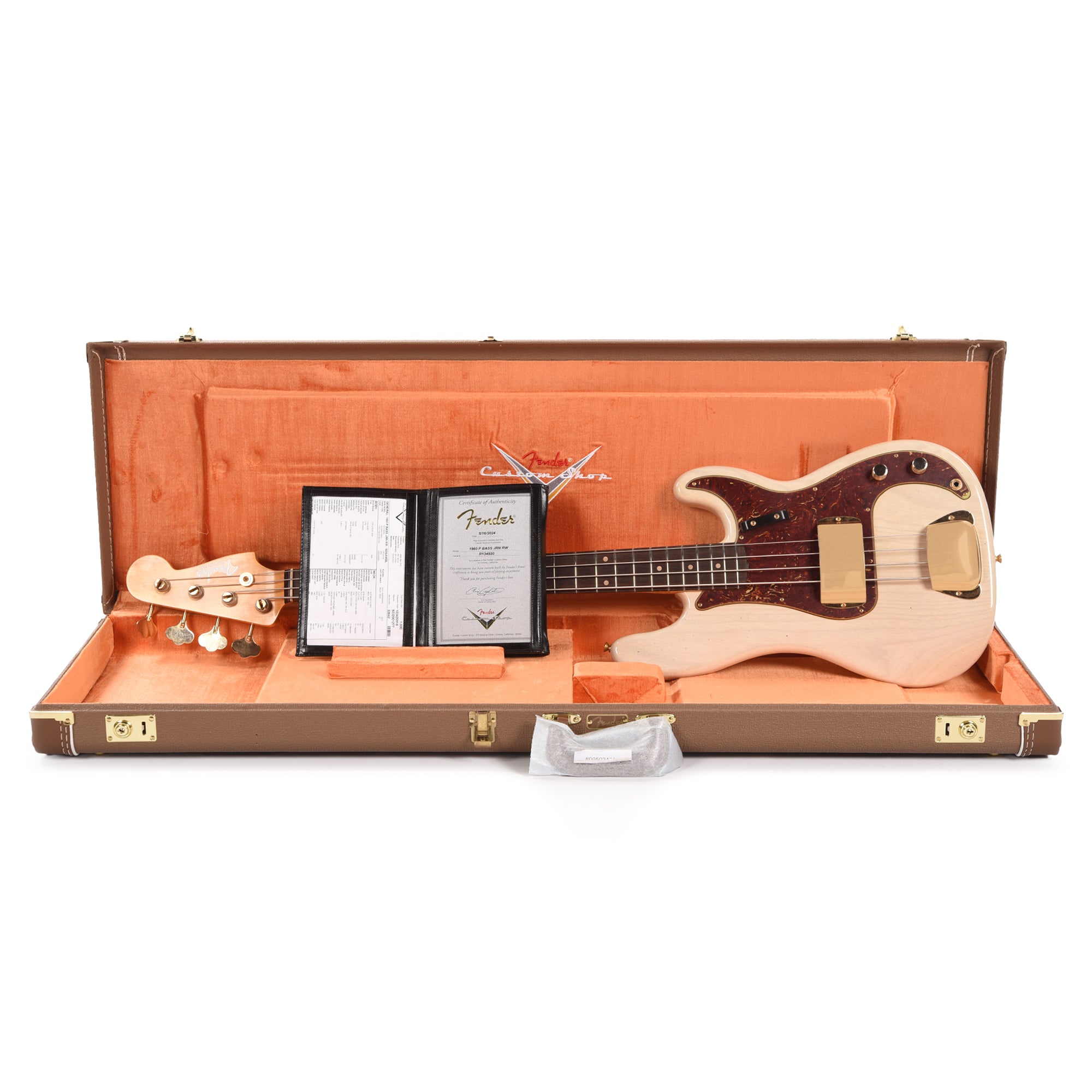 Fender Custom Shop 1960 Precision Bass Ash Journeyman Relic Super Dirty/Super Aged White Blonde Bass Guitars / 4-String
