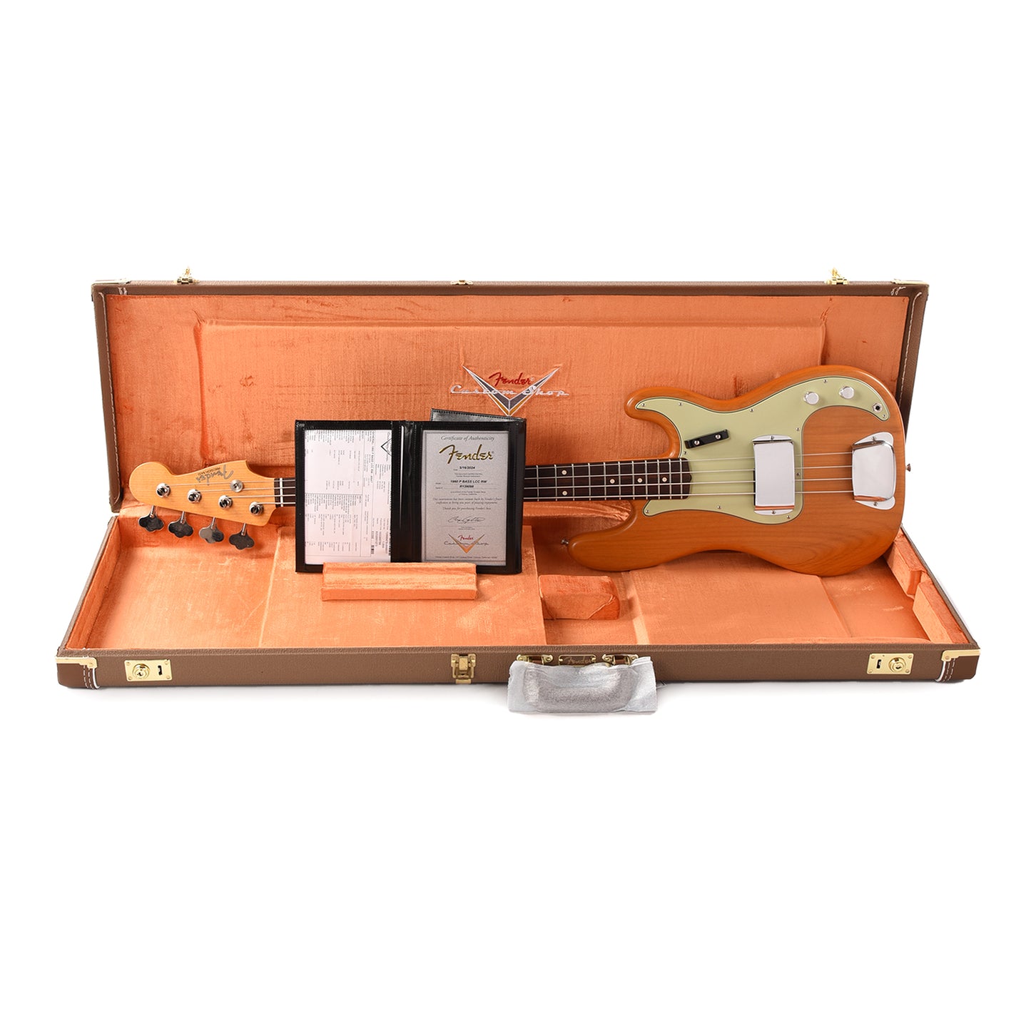 Fender Custom Shop 1960 Precision Bass Deluxe Closet Classic Aged Satin Natural Bass Guitars / 4-String
