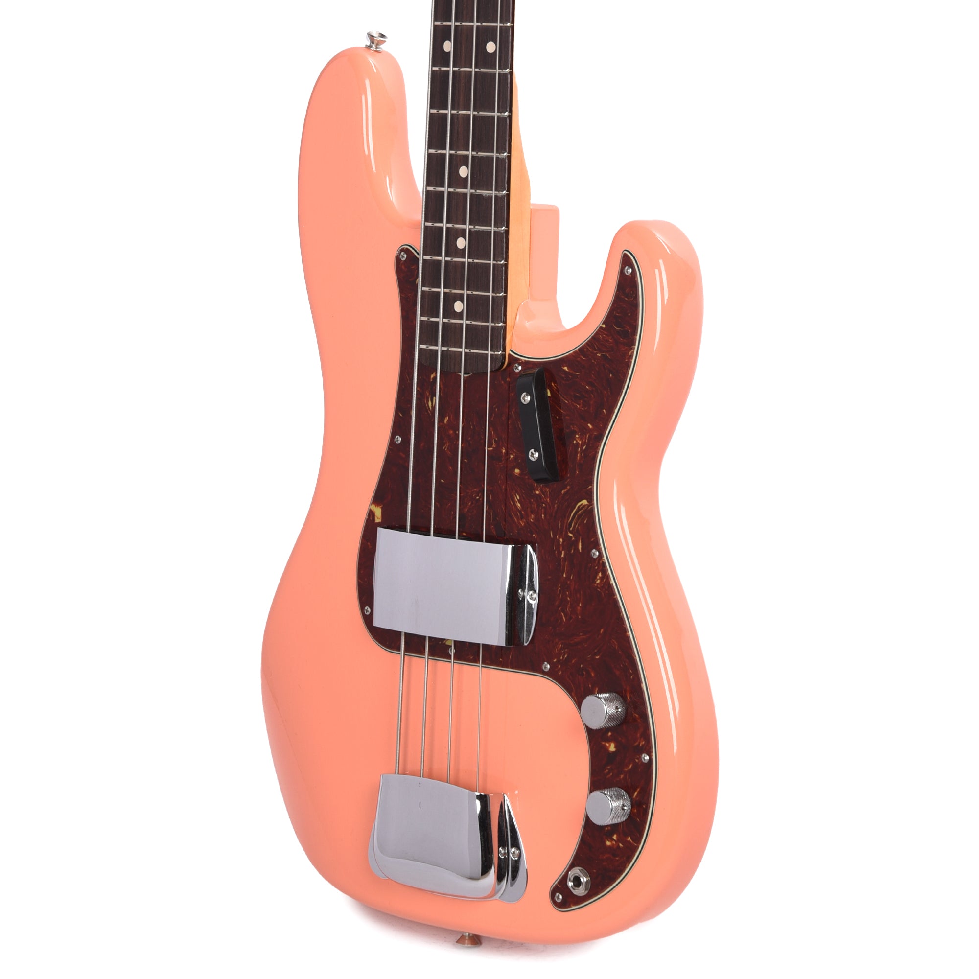 Fender Custom Shop 1960 Precision Bass Deluxe Closet Classic Faded Pacific Peach Bass Guitars / 4-String