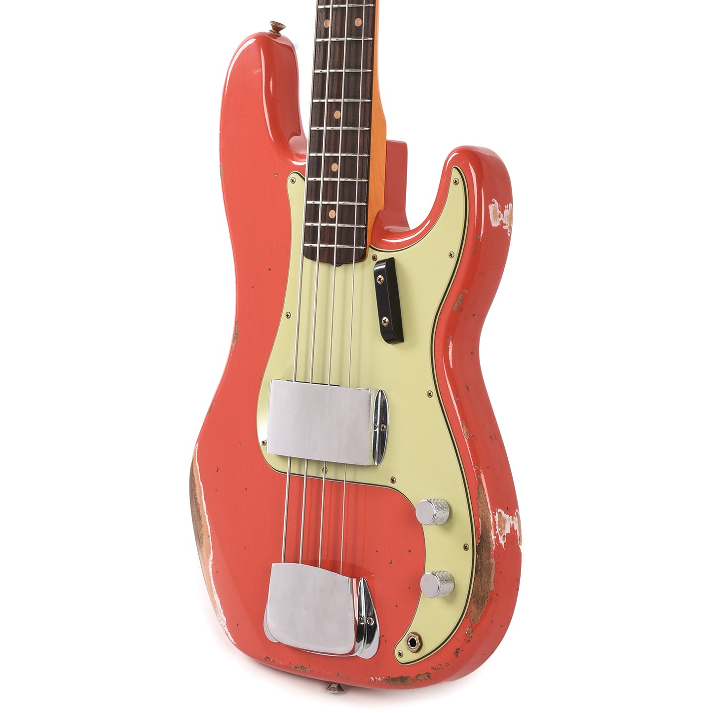 Fender Custom Shop 1960 Precision Bass Heavy Relic Super Dirty Tahitian Coral Bass Guitars / 4-String