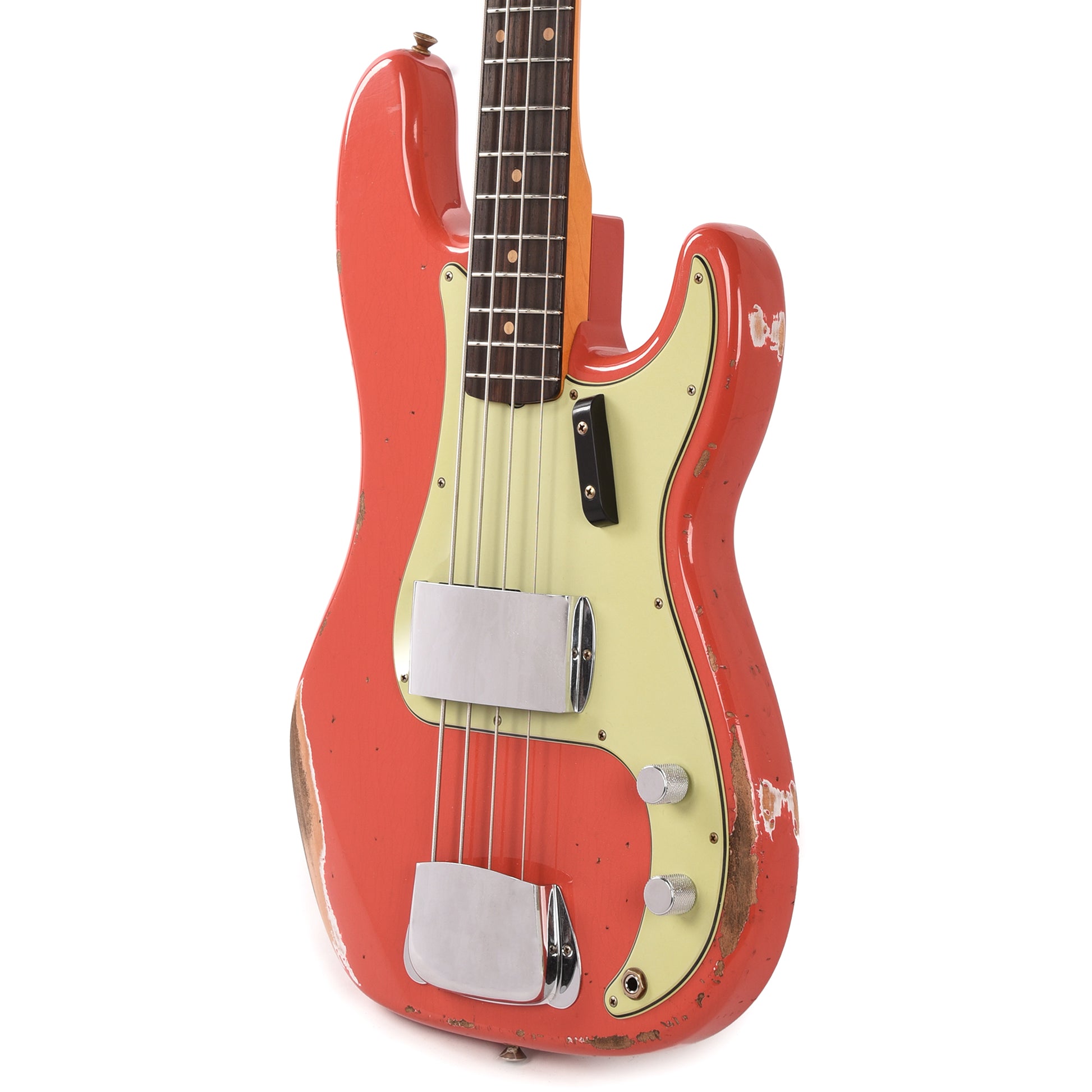 Fender Custom Shop 1960 Precision Bass Heavy Relic Super Dirty Tahitian Coral Bass Guitars / 4-String