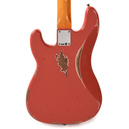 Fender Custom Shop 1960 Precision Bass Heavy Relic Super Dirty Tahitian Coral Bass Guitars / 4-String