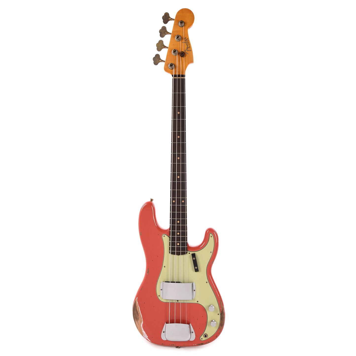 Fender Custom Shop 1960 Precision Bass Heavy Relic Super Dirty Tahitian Coral Bass Guitars / 4-String