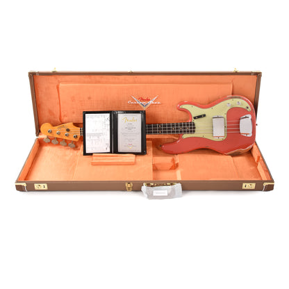 Fender Custom Shop 1960 Precision Bass Heavy Relic Super Dirty Tahitian Coral Bass Guitars / 4-String