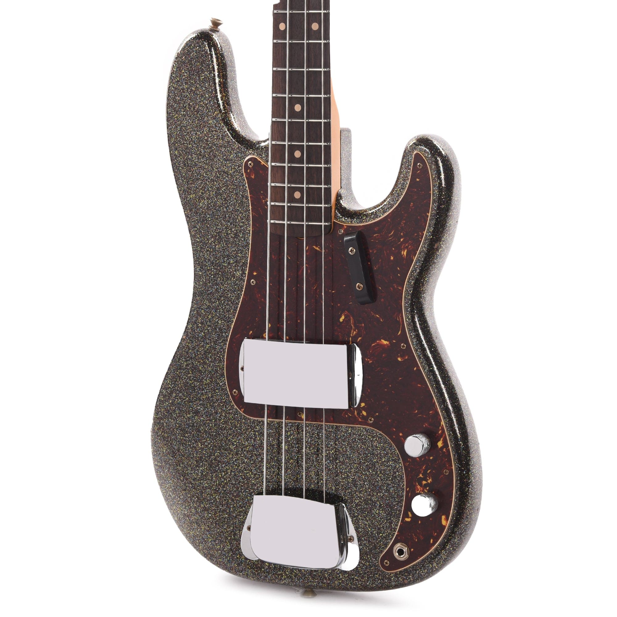 Fender Custom Shop 1960 Precision Bass Journeyman Relic Waste Bucket Sparkle Bass Guitars / 4-String