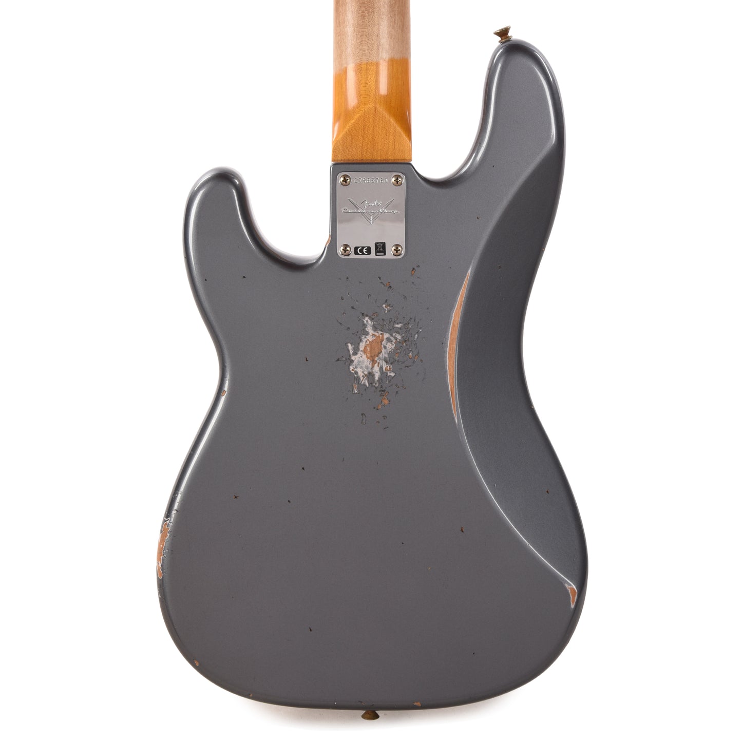 Fender Custom Shop 1960 Precision Bass Relic Super Faded Aged Charcoal Frost Metallic Bass Guitars / 4-String