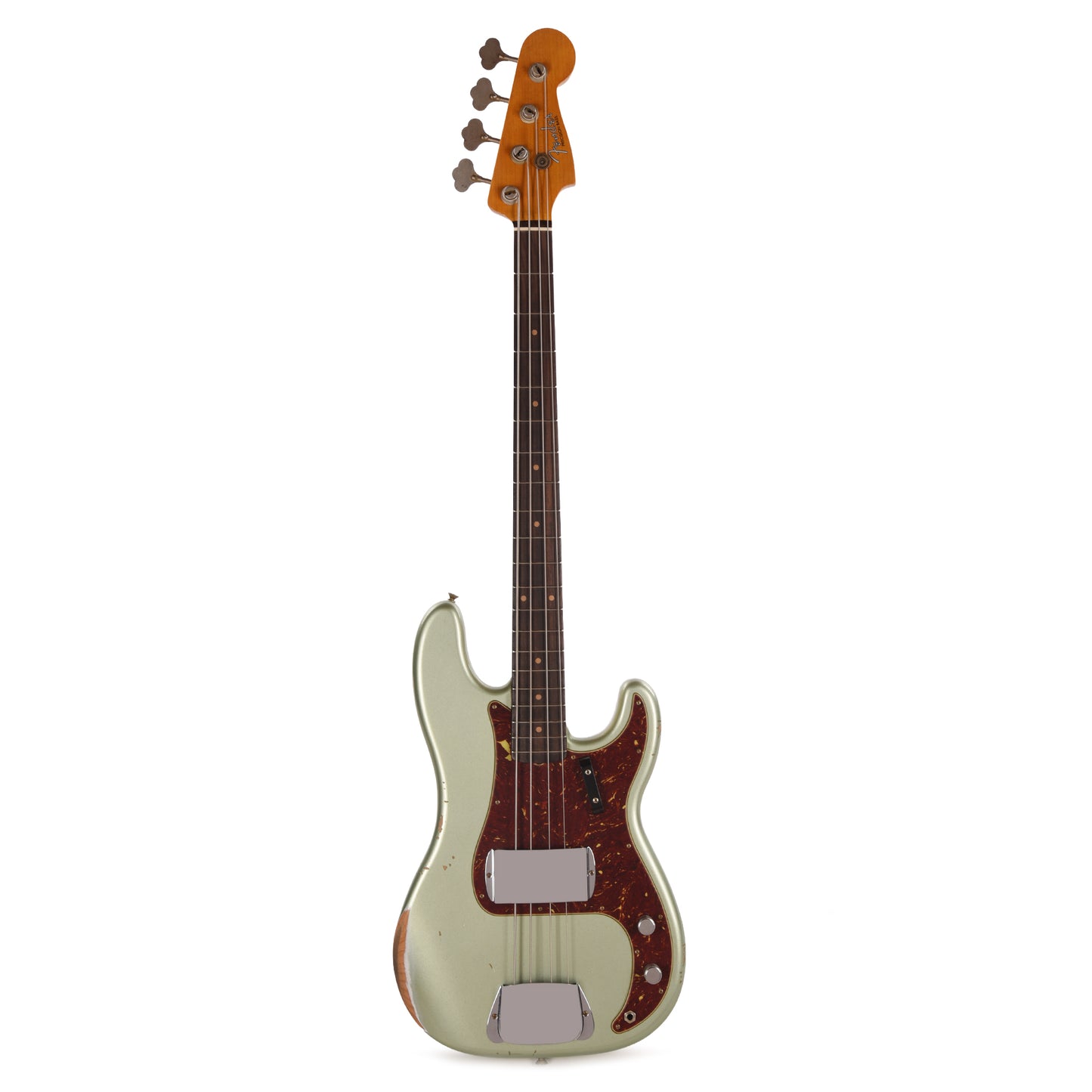Fender Custom Shop 1960 Precision Bass Relic Super Faded Aged Sage Green Metallic Bass Guitars / 4-String