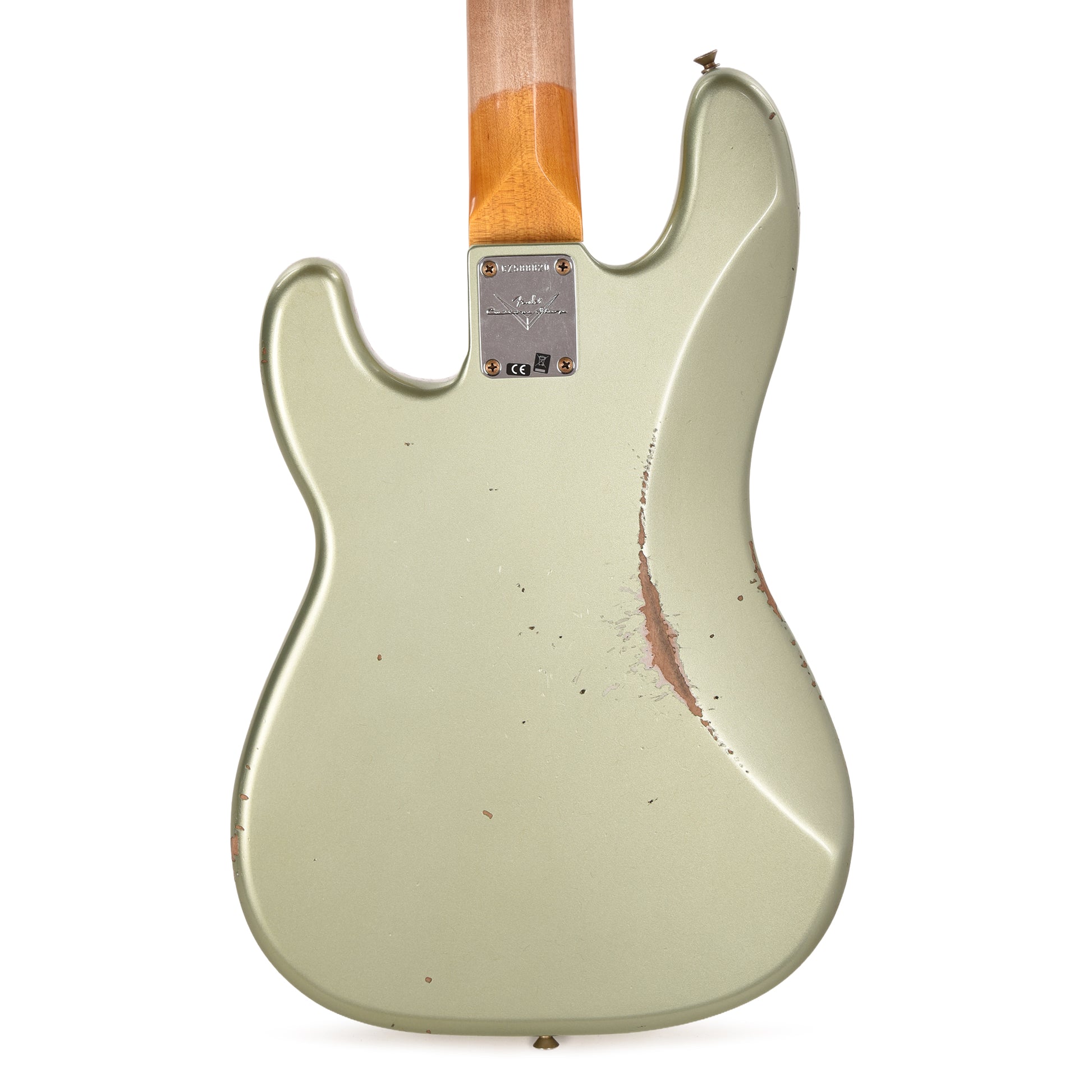 Fender Custom Shop 1960 Precision Bass Relic Super Faded Aged Sage Green Metallic Bass Guitars / 4-String