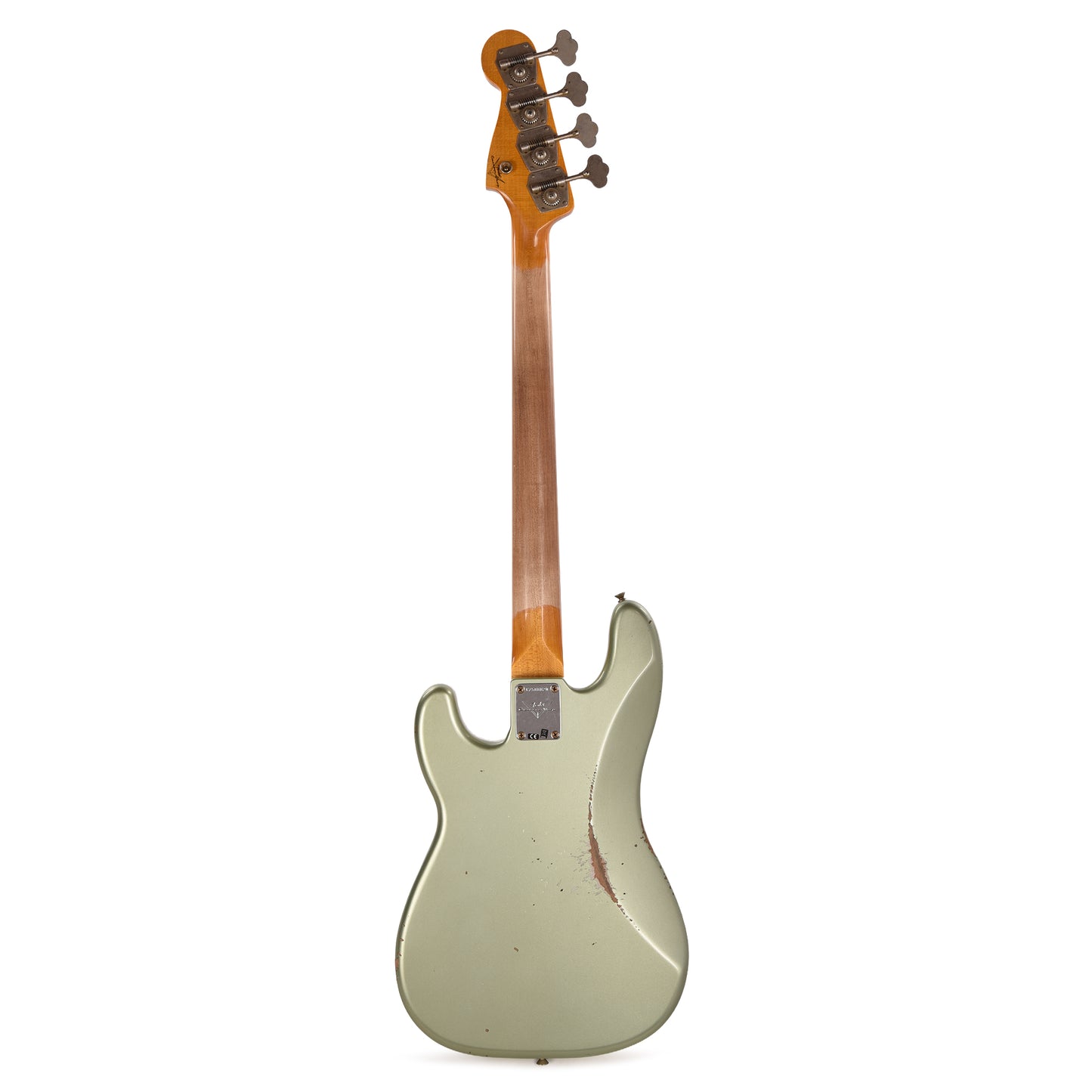 Fender Custom Shop 1960 Precision Bass Relic Super Faded Aged Sage Green Metallic Bass Guitars / 4-String