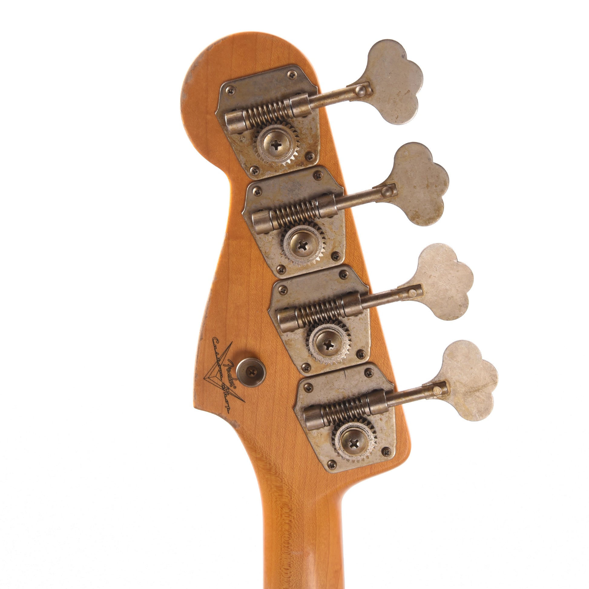 Fender Custom Shop 1961 Jazz Bass Heavy Relic Faded Aged Daphne Blue Bass Guitars / 4-String