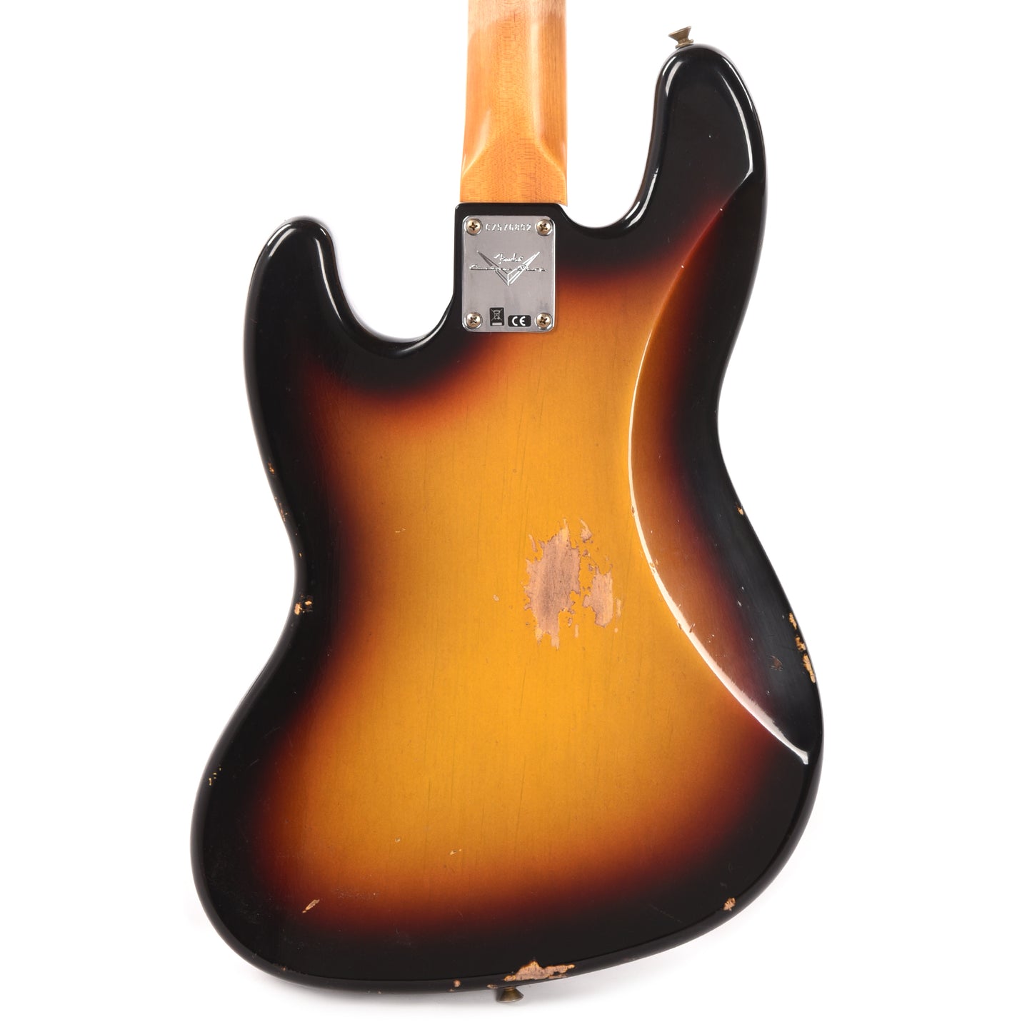 Fender Custom Shop 1962 Jazz Bass Relic 3-Color Sunburst Bass Guitars / 4-String