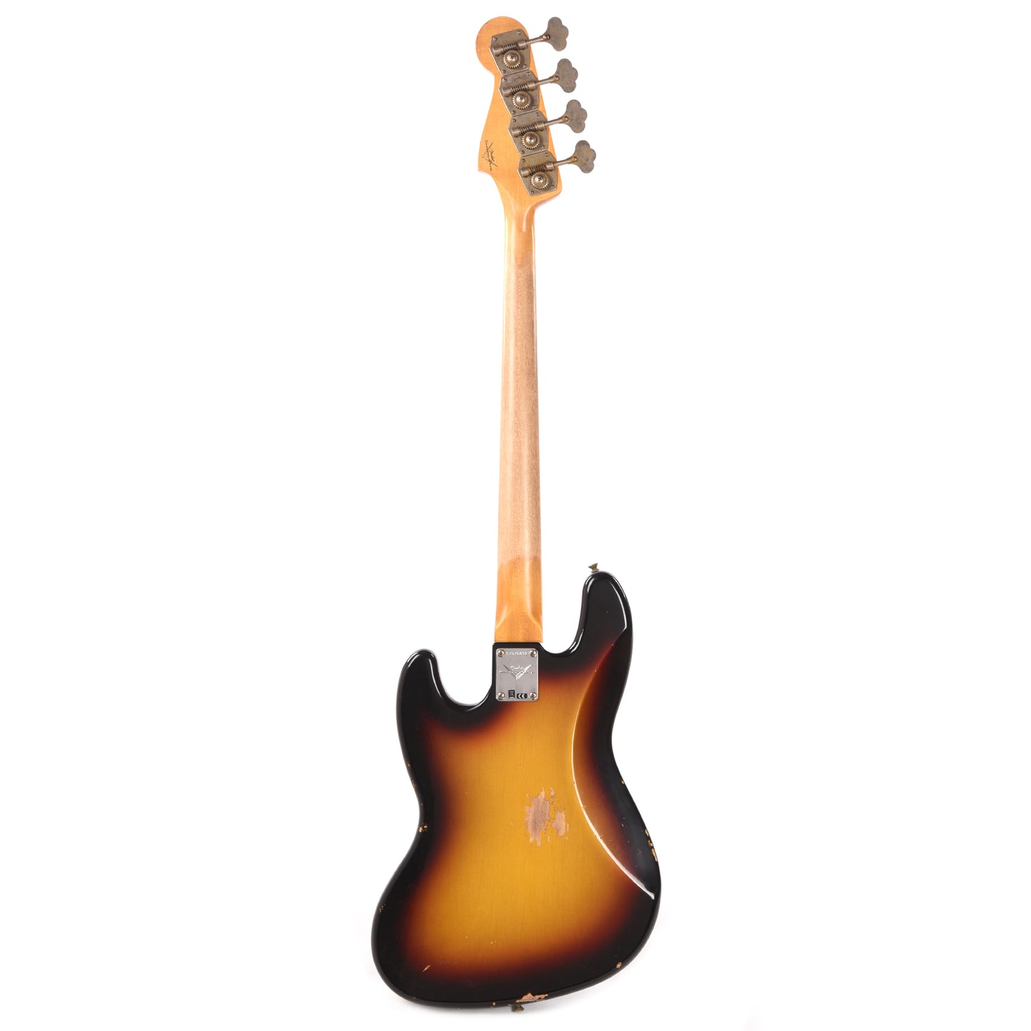 Fender Custom Shop 1962 Jazz Bass Relic 3-Color Sunburst Bass Guitars / 4-String