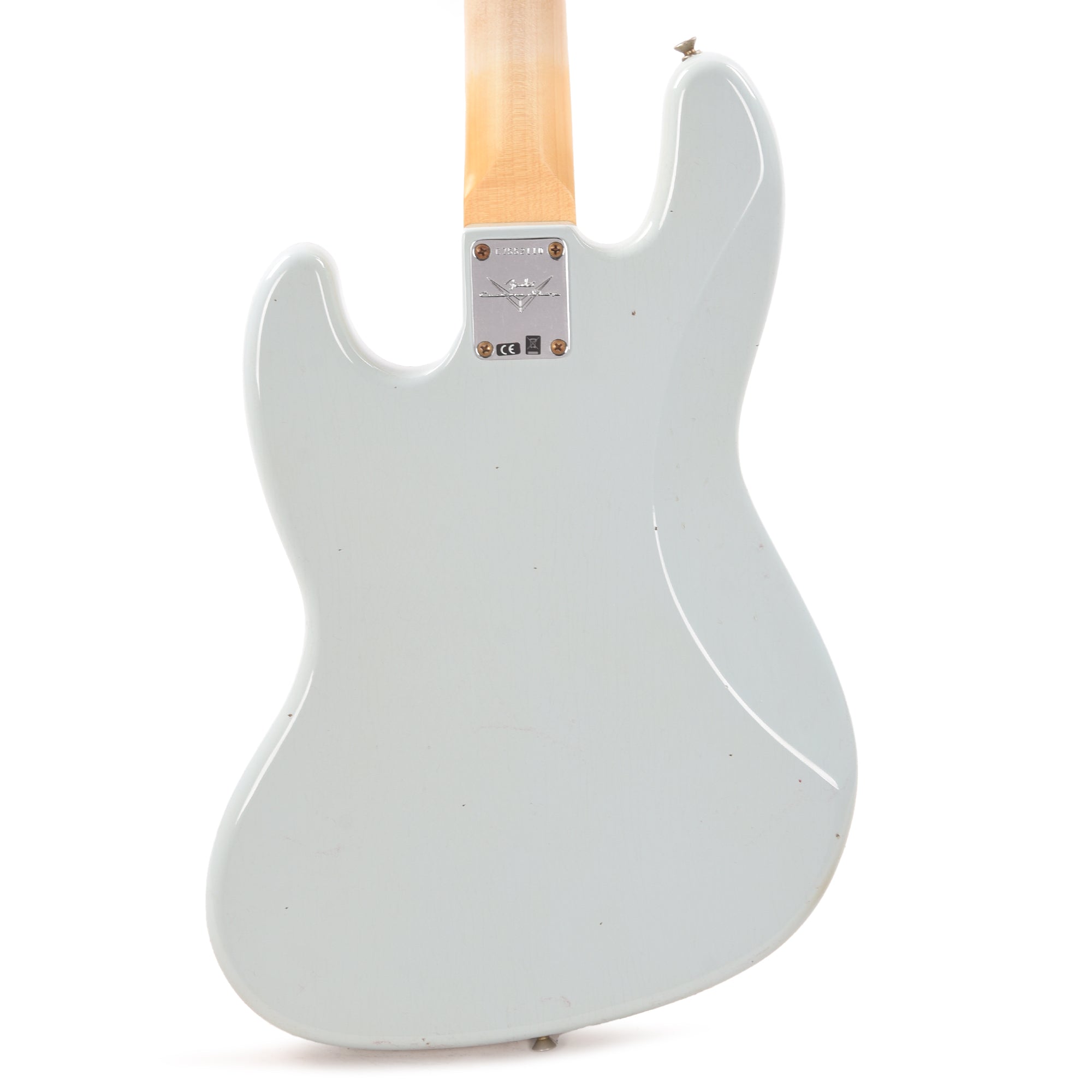 Fender Custom Shop 1963 Jazz Bass Journeyman Relic Faded Aged Sonic Blue Bass Guitars / 4-String