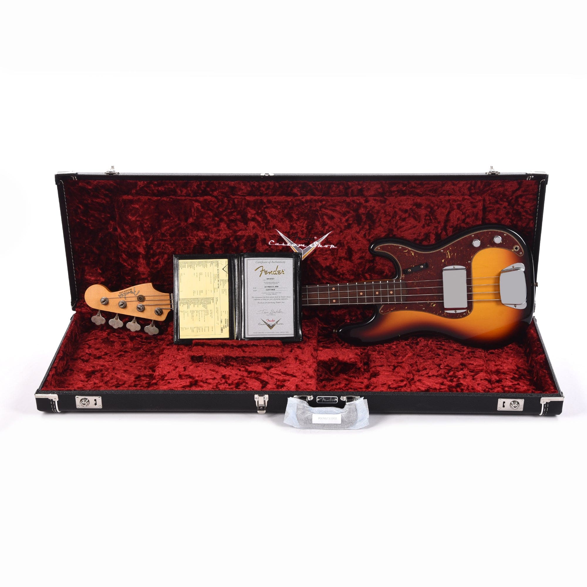 Fender Custom Shop 1963 Precision Bass Journeyman Relic Aged 3-Color Sunburst Bass Guitars / 4-String