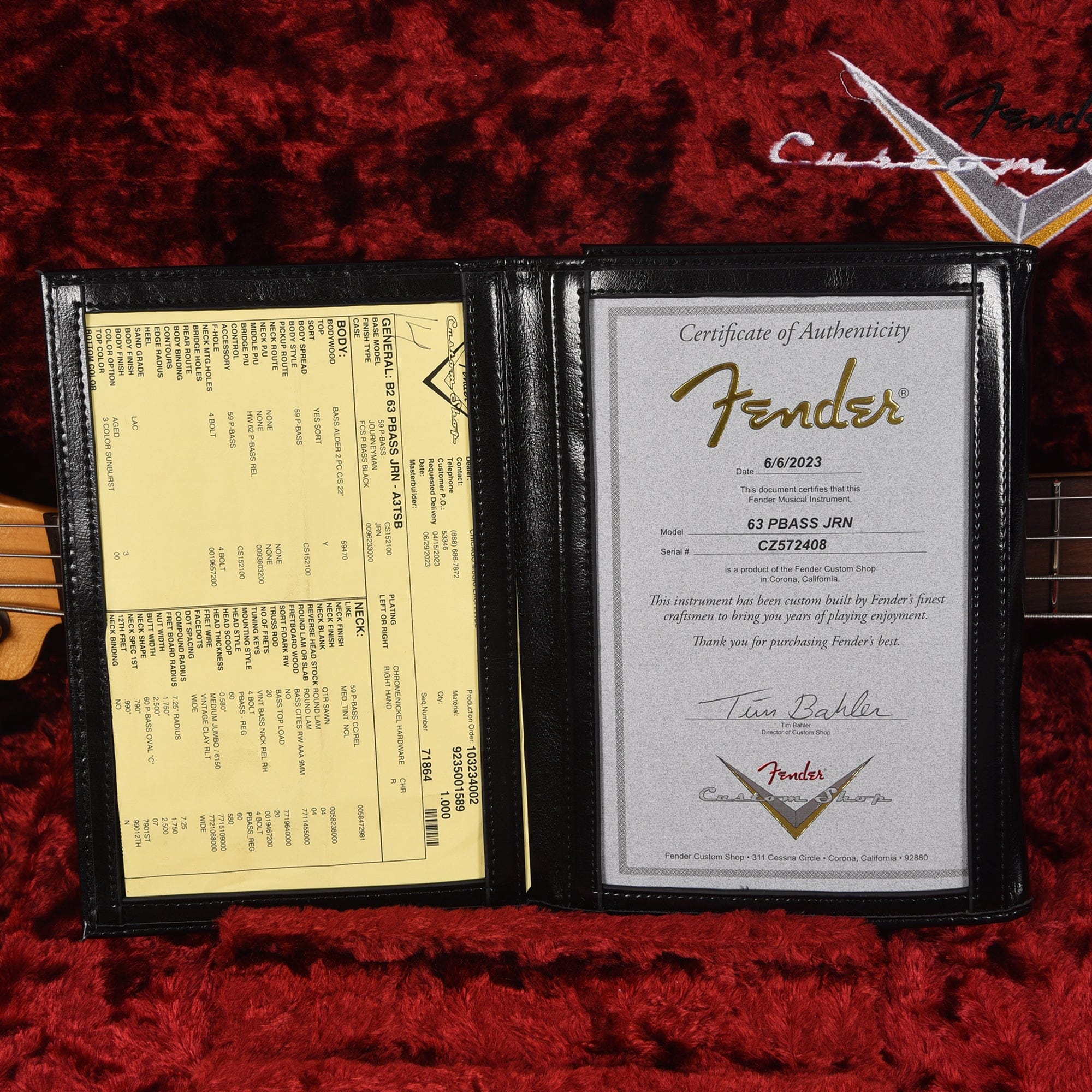 Fender Custom Shop 1963 Precision Bass Journeyman Relic Aged 3-Color Sunburst Bass Guitars / 4-String