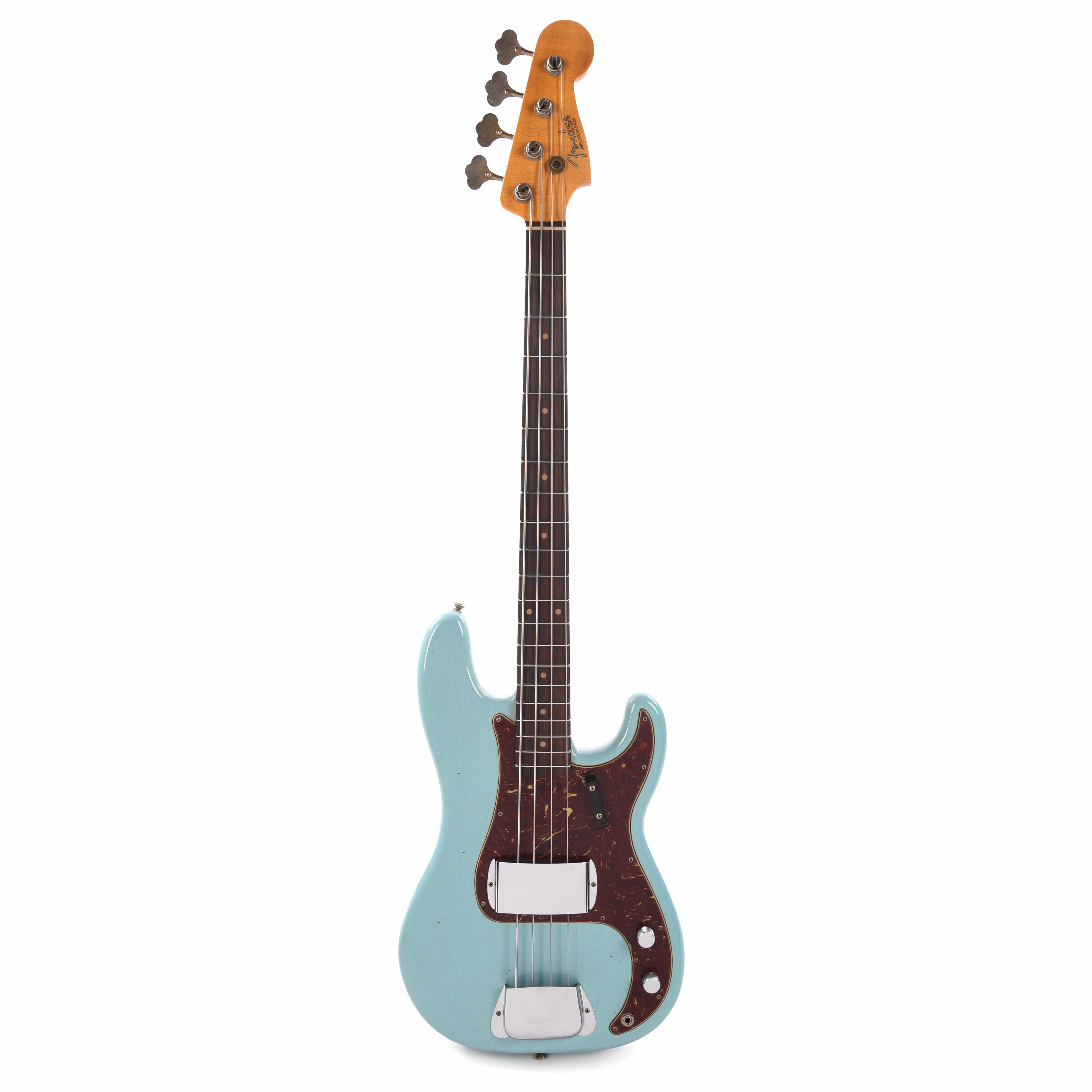 Fender Custom Shop 1963 Precision Bass Journeyman Relic Aged Daphne Blue Bass Guitars / 4-String