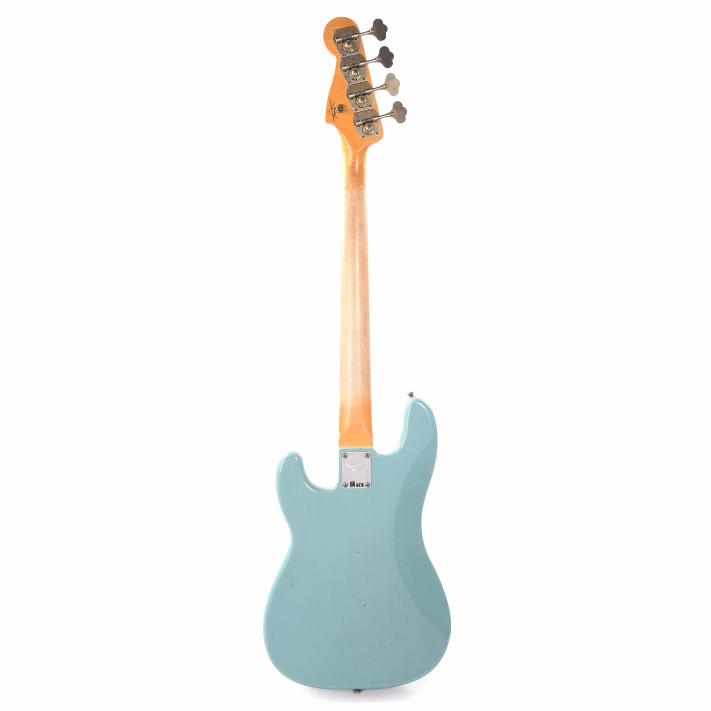Fender Custom Shop 1963 Precision Bass Journeyman Relic Aged Daphne Blue Bass Guitars / 4-String