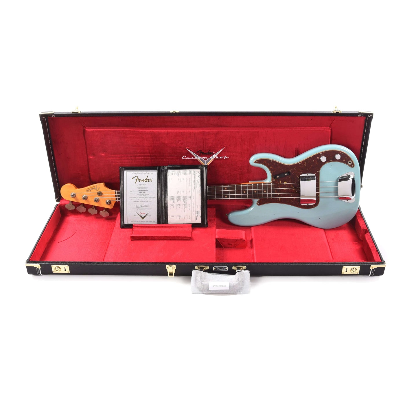 Fender Custom Shop 1963 Precision Bass Journeyman Relic Aged Daphne Blue Bass Guitars / 4-String