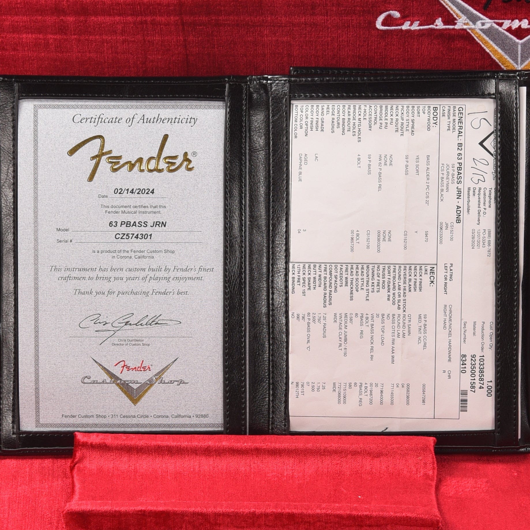 Fender Custom Shop 1963 Precision Bass Journeyman Relic Aged Daphne Blue Bass Guitars / 4-String