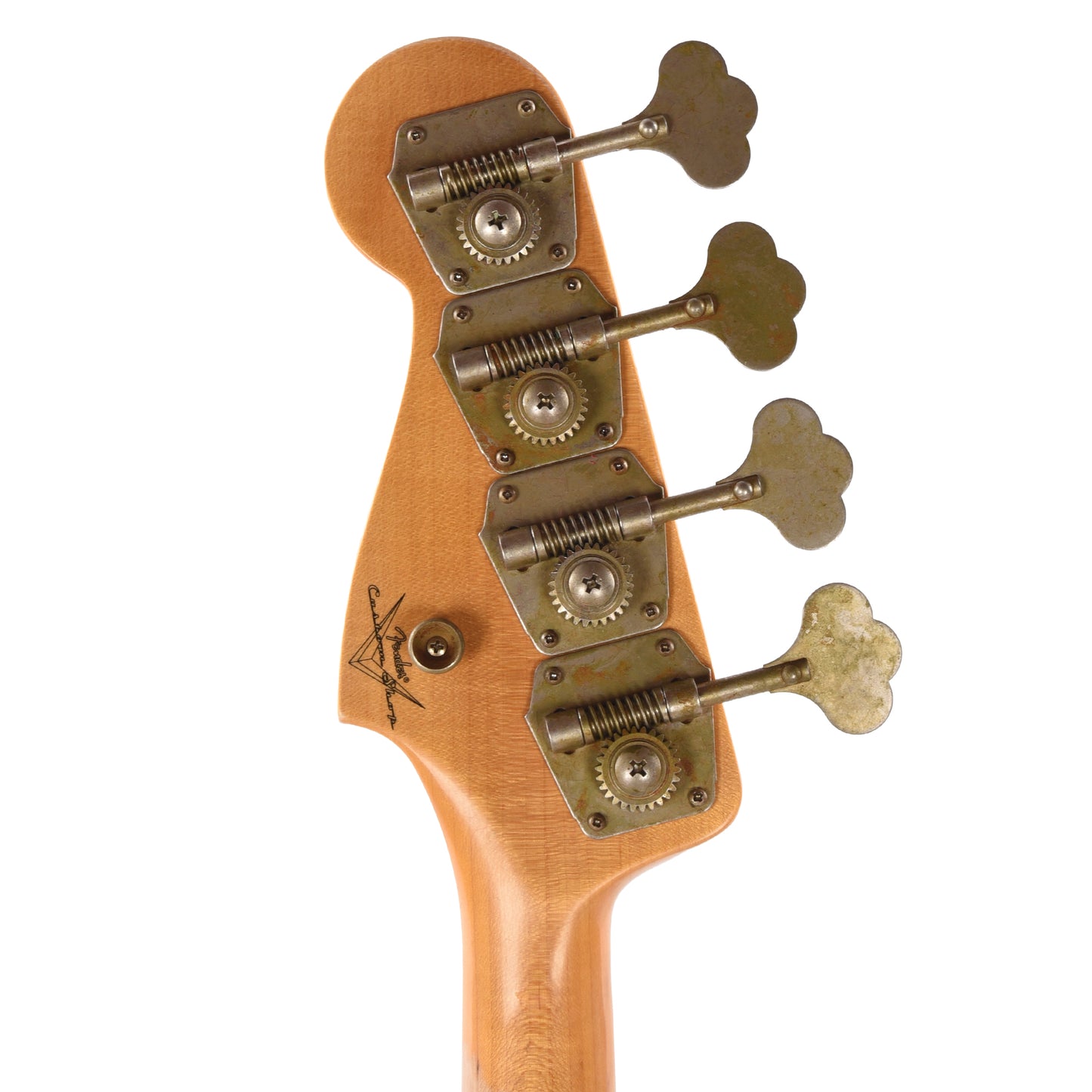Fender Custom Shop 1965 Jazz Bass Journeyman Relic Faded Inca Silver Bass Guitars / 4-String