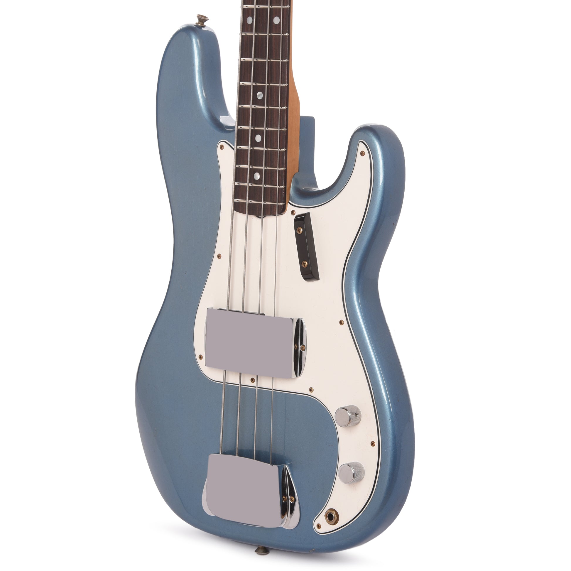 Fender Custom Shop 1966 Precision Bass Journeyman Relic Super Faded Aged Lake Placid Blue Bass Guitars / 4-String