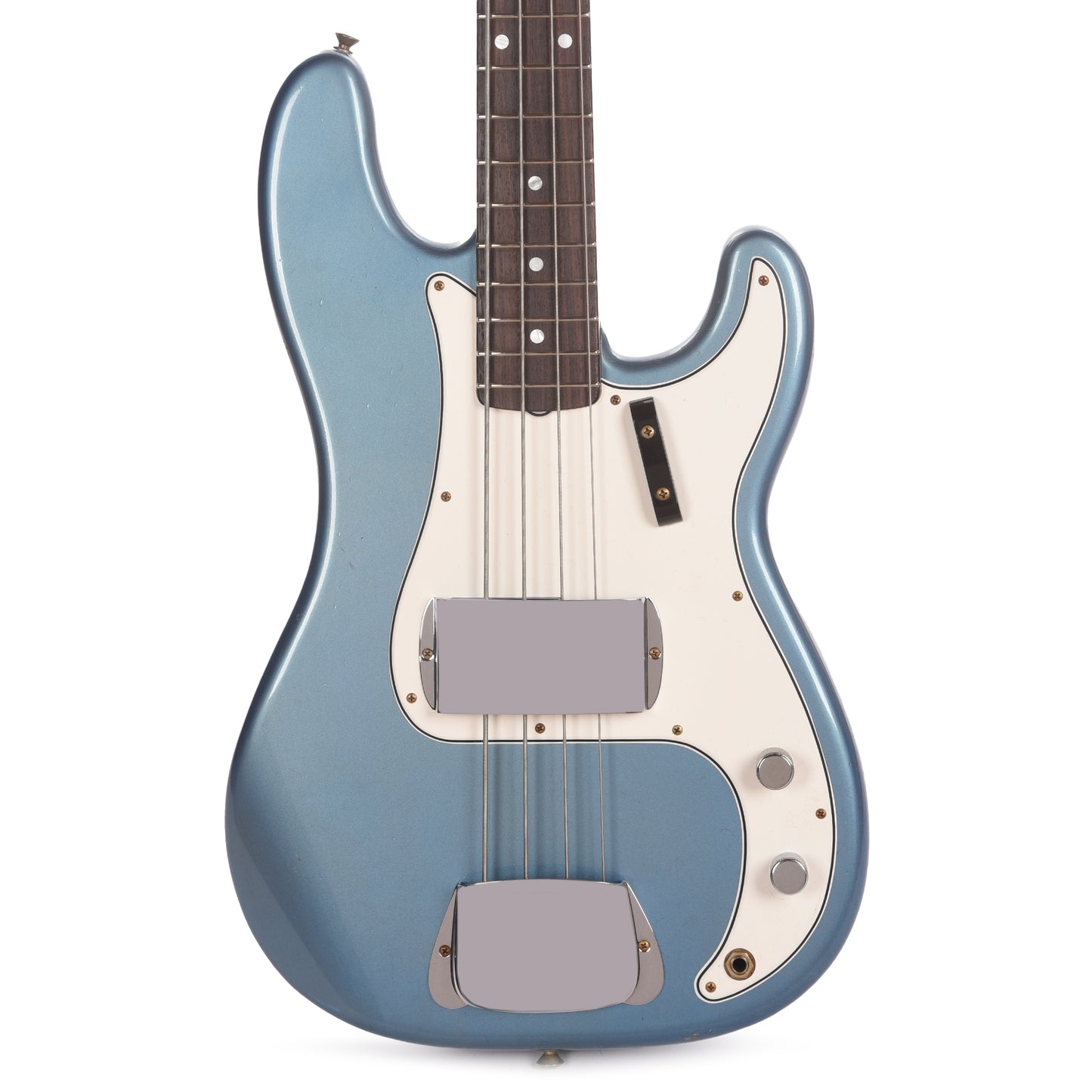 Fender Custom Shop 1966 Precision Bass Journeyman Relic Super Faded Aged Lake Placid Blue Bass Guitars / 4-String