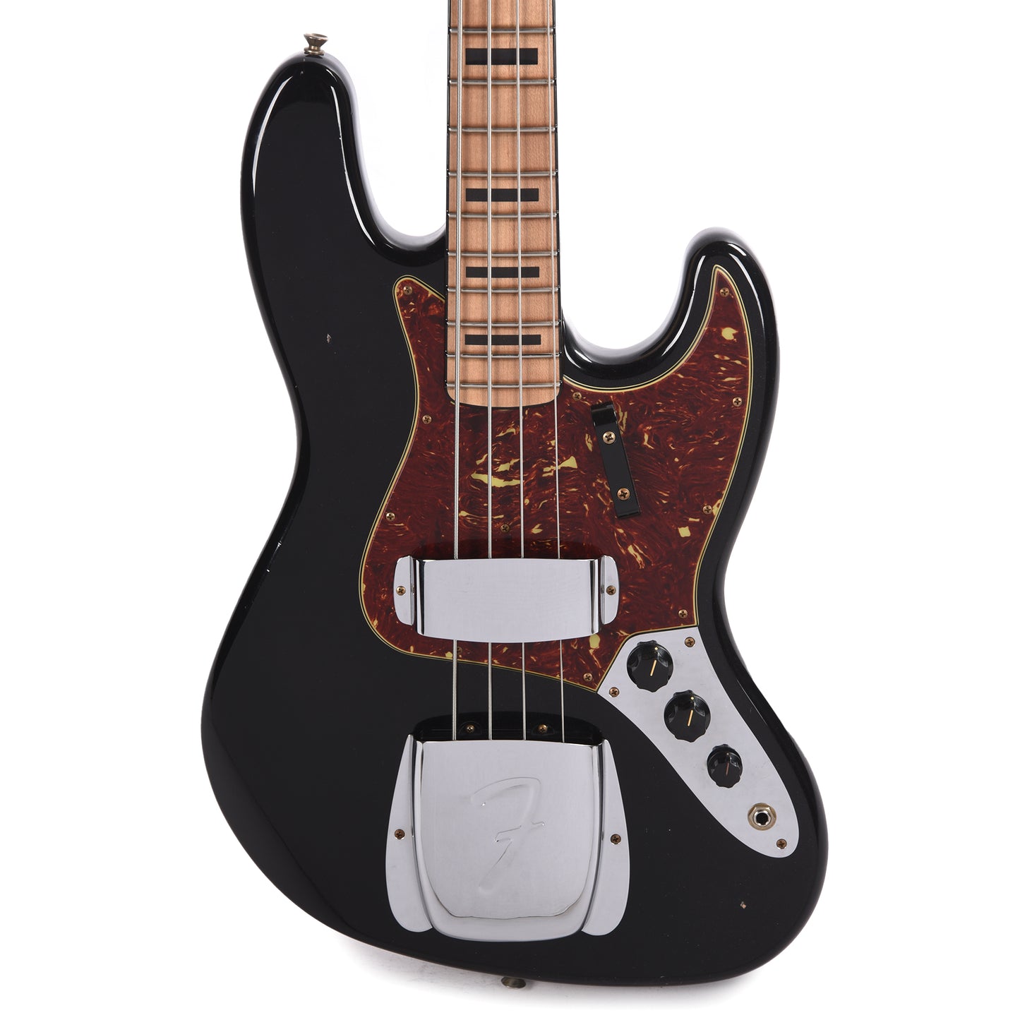 Fender Custom Shop 1968 Jazz Bass Journeyman Relic Aged Black Bass Guitars / 4-String