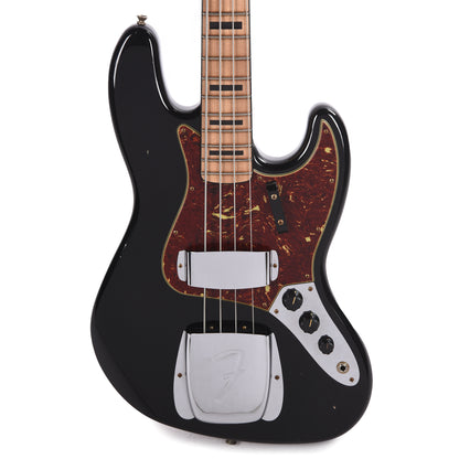 Fender Custom Shop 1968 Jazz Bass Journeyman Relic Aged Black Bass Guitars / 4-String